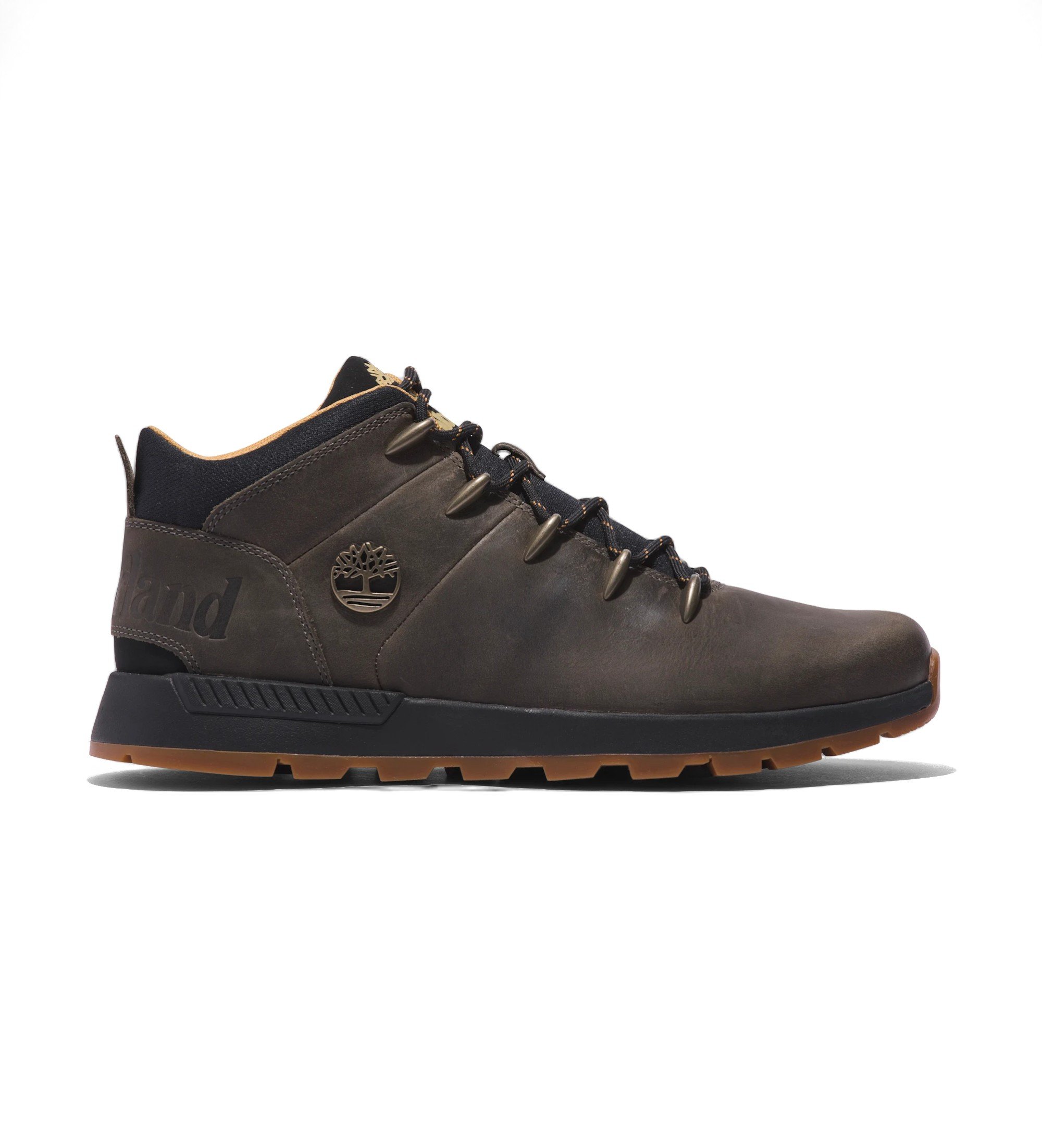 Timberland für Herren. TB0A657Z0331 Sprint Trekker Leder Turnschuhe braun (43), Wohnung, Schnürsenkel, Lässig