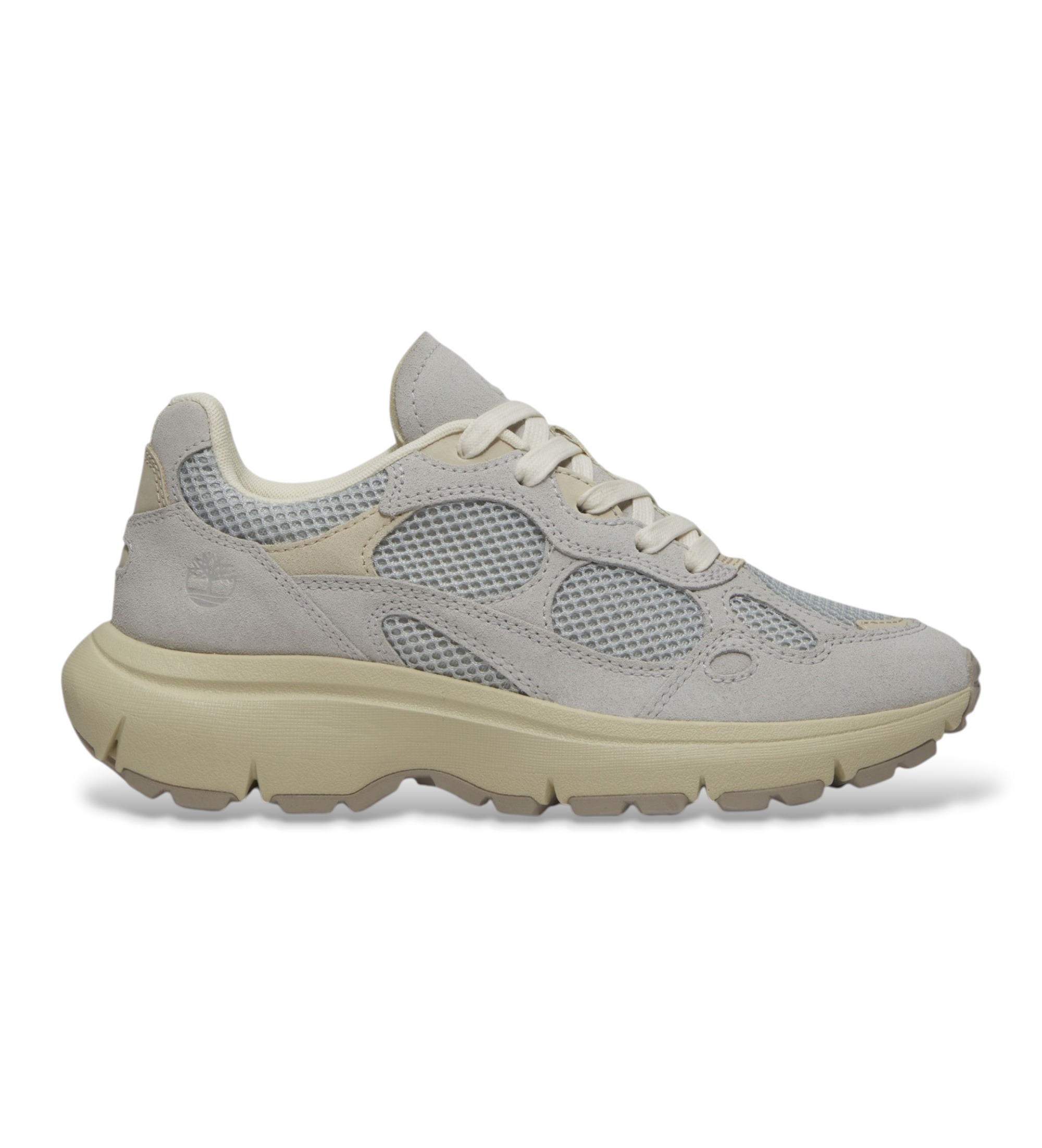 Timberland für Damen. TB0A43R8A1C1 Hazel Lane Ledersneaker grau (38 W), Wohnung, Schnürsenkel, Lässig