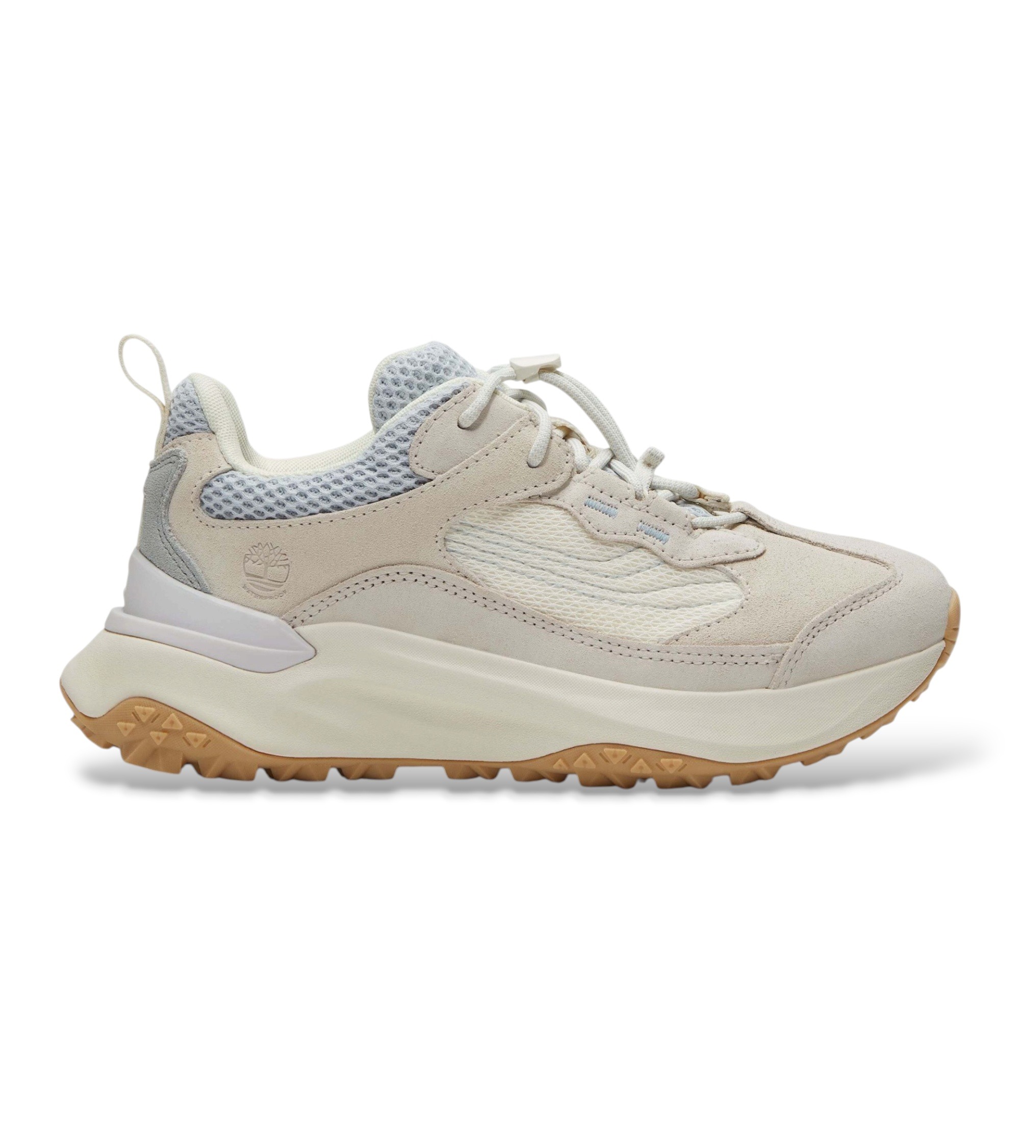 Timberland für Damen. TB0A41T8EUP1 Wasserdichte Leder-Sneaker Motion Access beige (39 W), Wohnung, 1 bis 3 cm, Schnürsenkel, Lässig