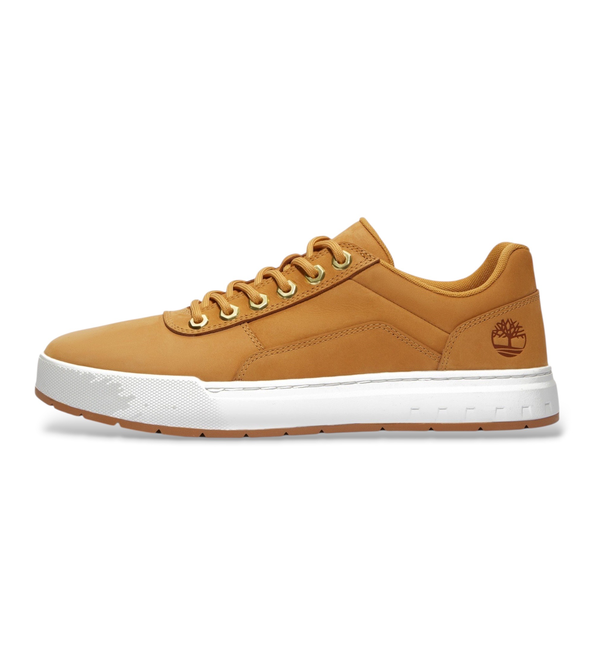Timberland für Herren. TB0A6GBH7541 Leder-Sneaker Maple Grove beige (41), Wohnung, Nobuck, Schnürsenkel, Lässig