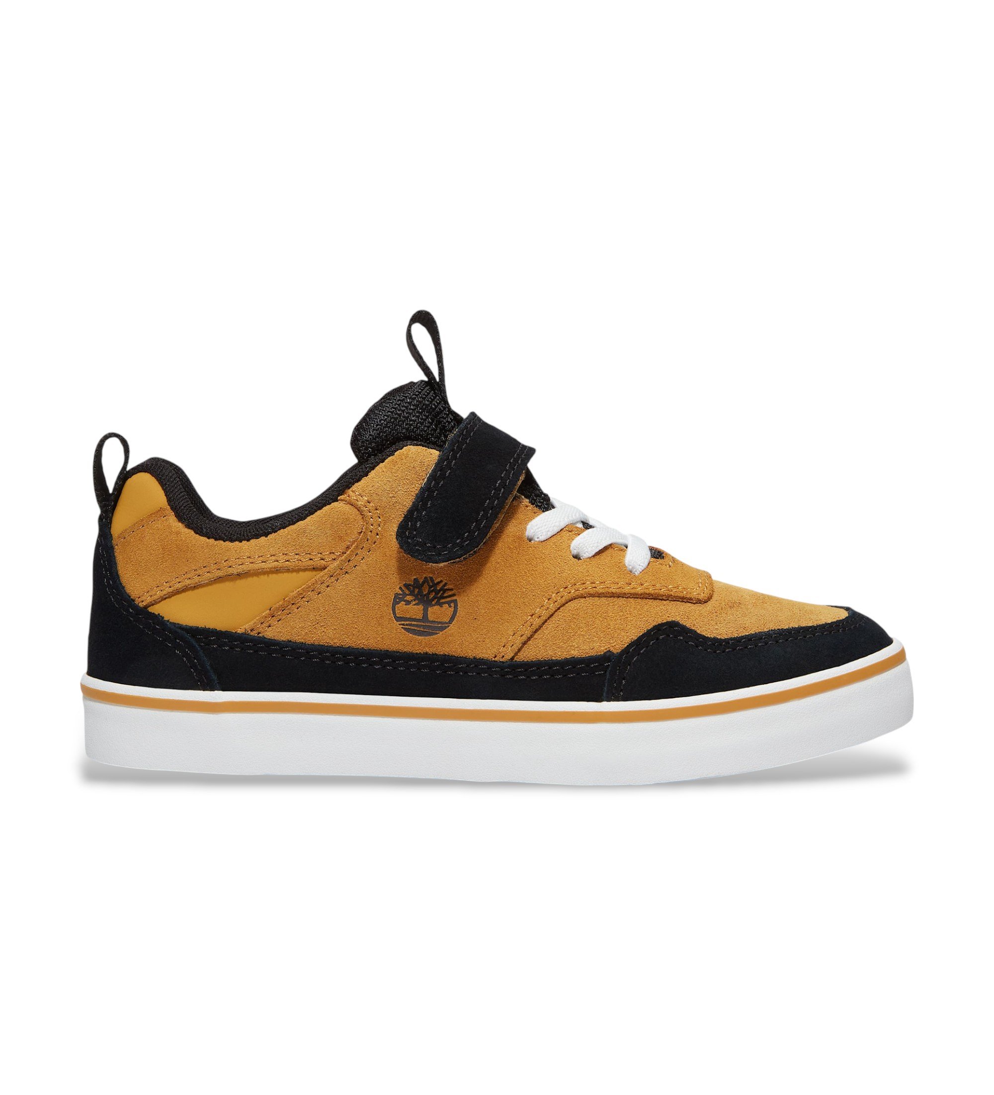 Timberland Unisex für Kinder. TB0A27T1EZ01 Stone Jump Leder Turnschuhe braun (39), Wohnung, Klettverschluss, Lässig, Kinderbekleidung