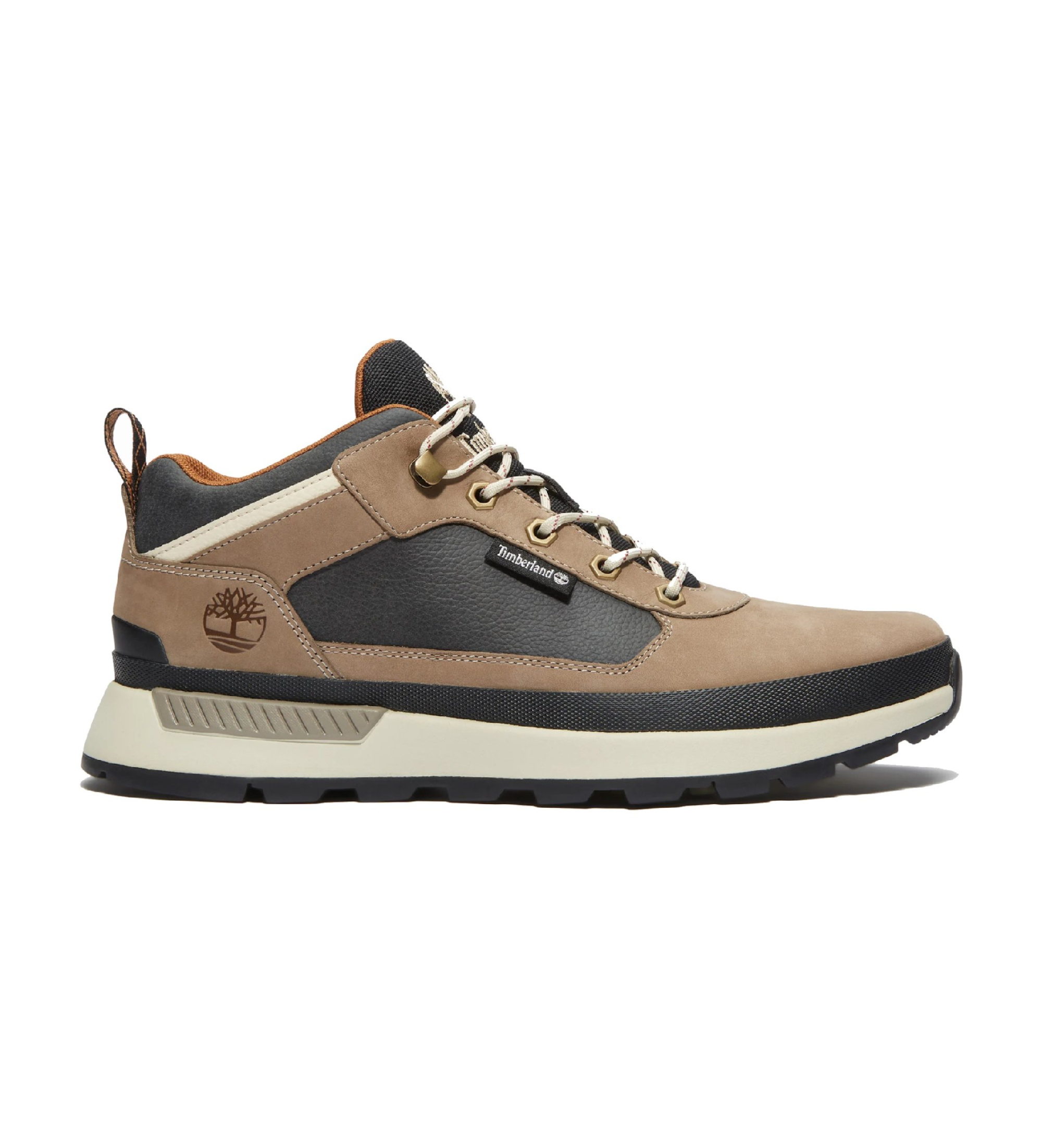 Timberland für Herren. TB0A6DKNA2M1 Leder Sneakers Field Trekker Low braun (43), Wohnung, Schnürsenkel, Lässig, Draußen