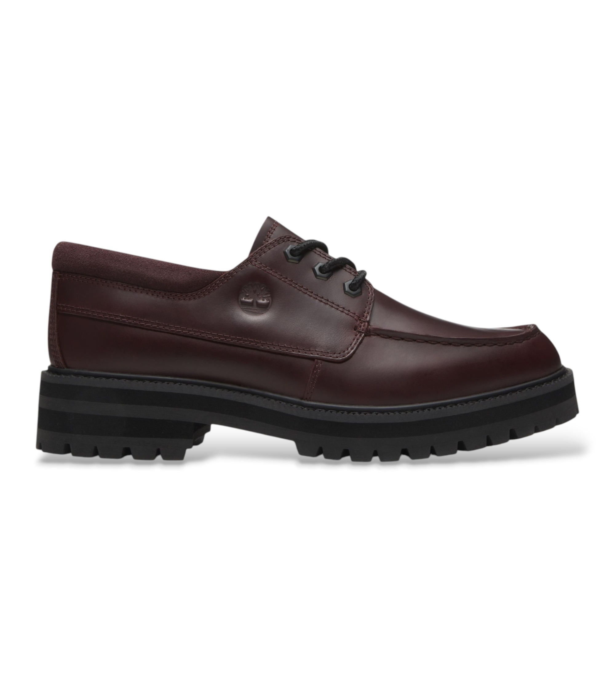 Timberland für Herren. TB0A42KGEIW1 Leder-Schuhe ?Britton Drive? in Granatrot (40), Wohnung, Schnürsenkel, Lässig, Kastanienbraun