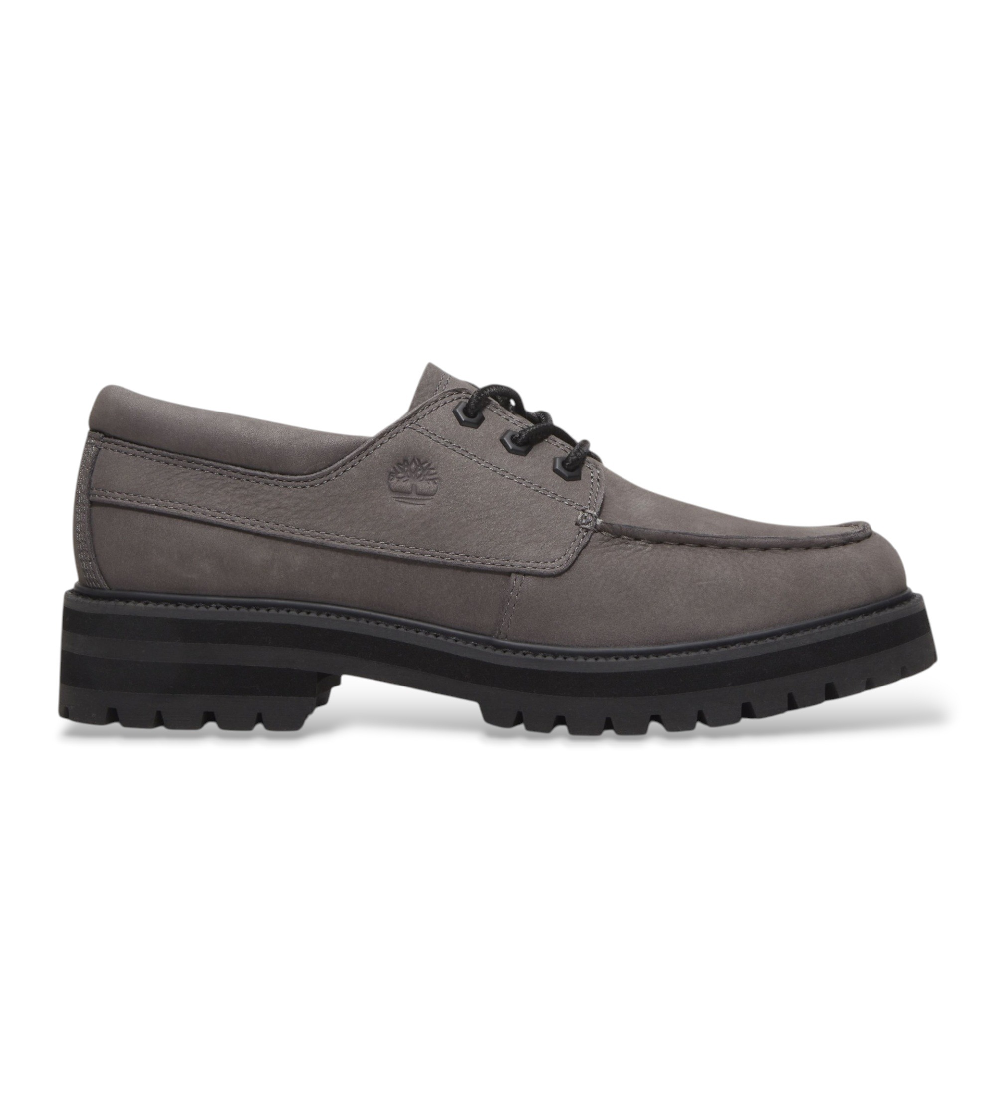 Timberland für Herren. TB0A42KGEJV1 Graue Lederschuhe von Britton Drive (41), Wohnung, Schnürsenkel, Lässig