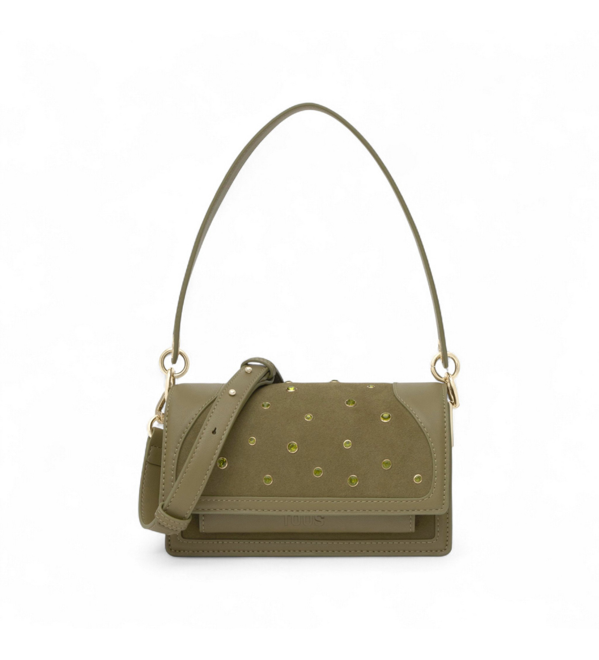 TOUS für Damen. 2002358539 Audree Strass grün kleine Umhängetasche (OSFA), Lässig, Polyurethan