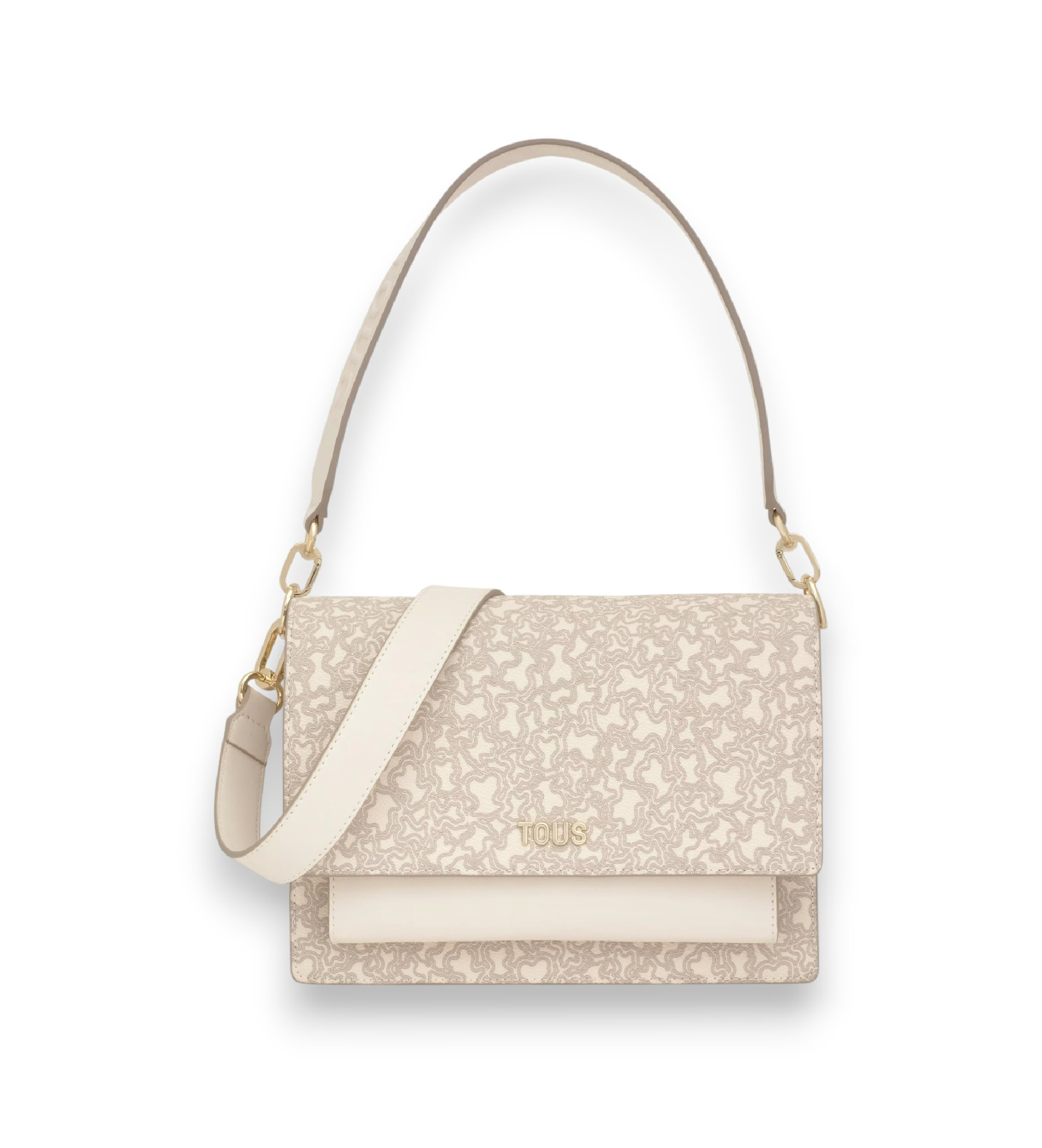 TOUS für Damen. 2002183301 Audree K Mini Lines beige Umhängetasche (OSFA), Lässig, PVC