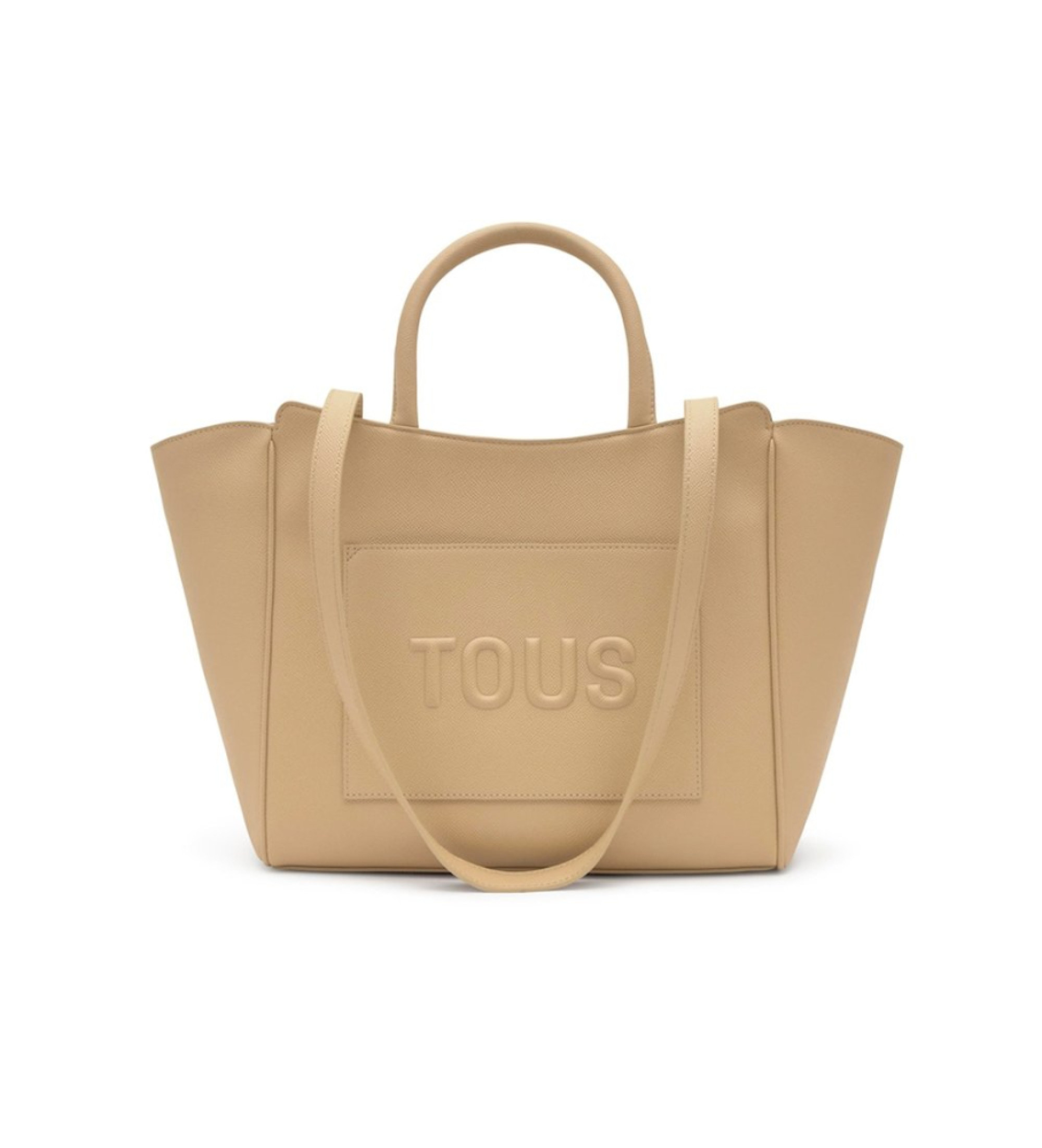 TOUS für Damen. 2002192245 City medium sand Brenda beige Tasche (OSFA), Lässig, Polyurethan