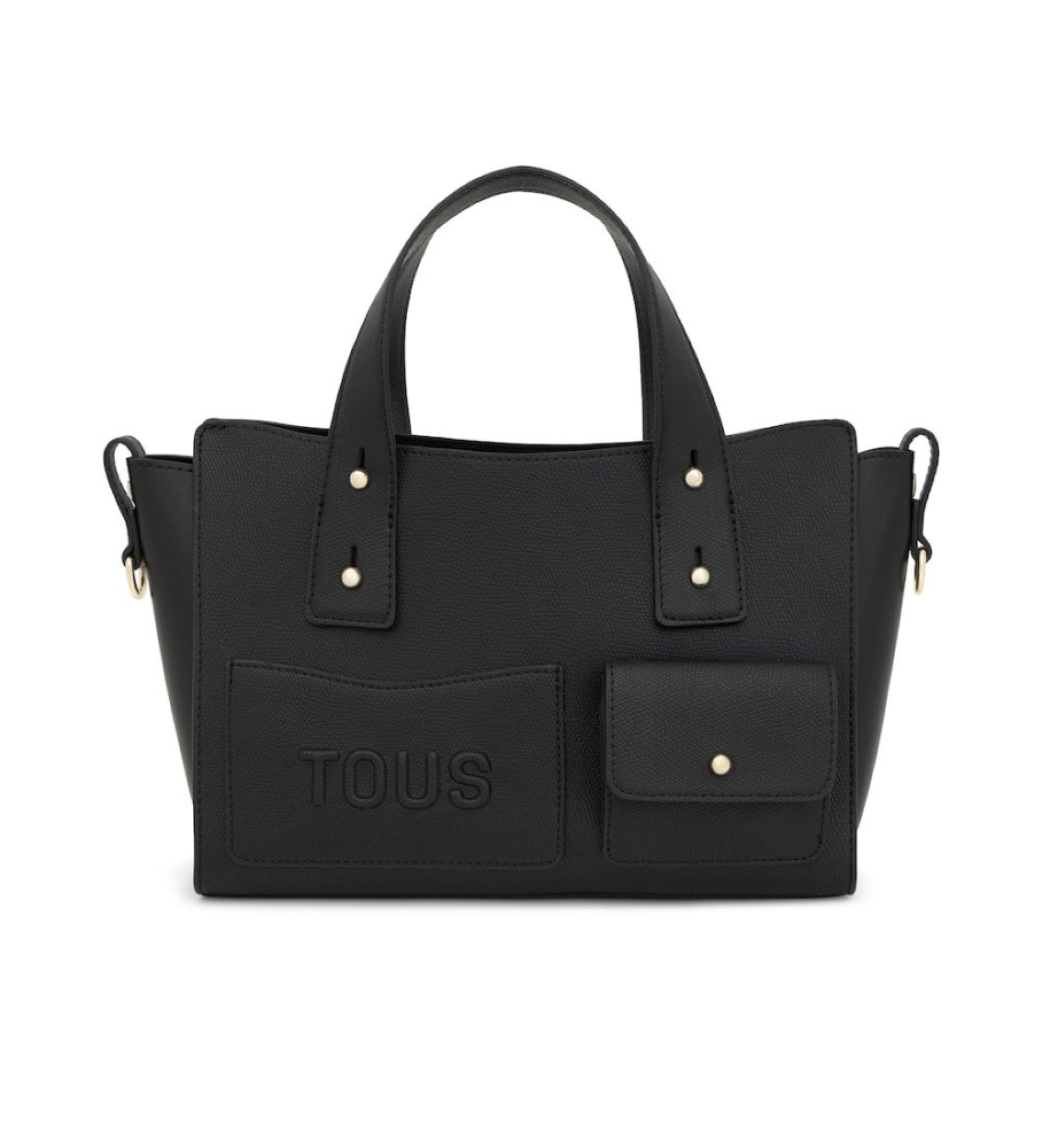TOUS für Damen. 2002373451 City Handtasche Medium schwarz (OSFA), Lässig, Polyurethan