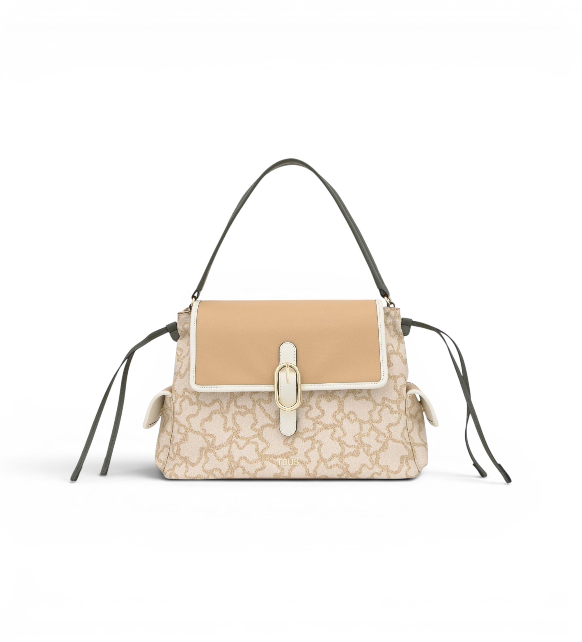 TOUS für Damen. 2002381001 Kaos Icon Sand Shopper Tasche (OSFA), Beige, Lässig, Stoff