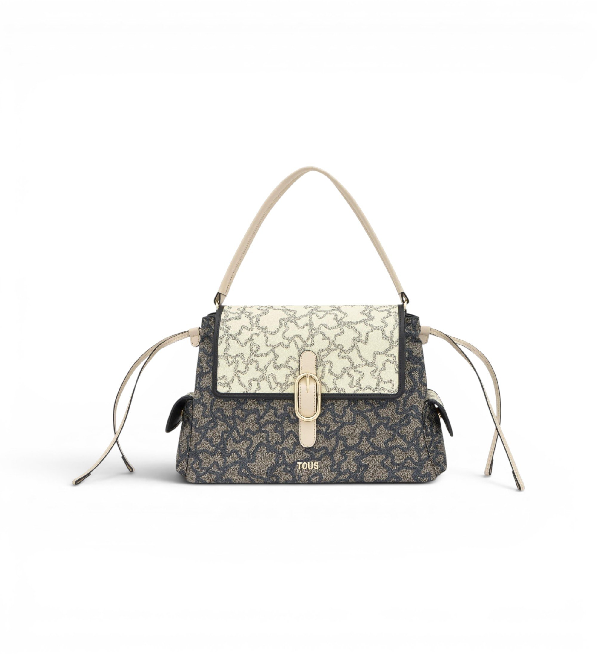 TOUS für Damen. 2002381051 Kaos Icon Shopper Tasche schwarz (OSFA), Lässig, Stoff