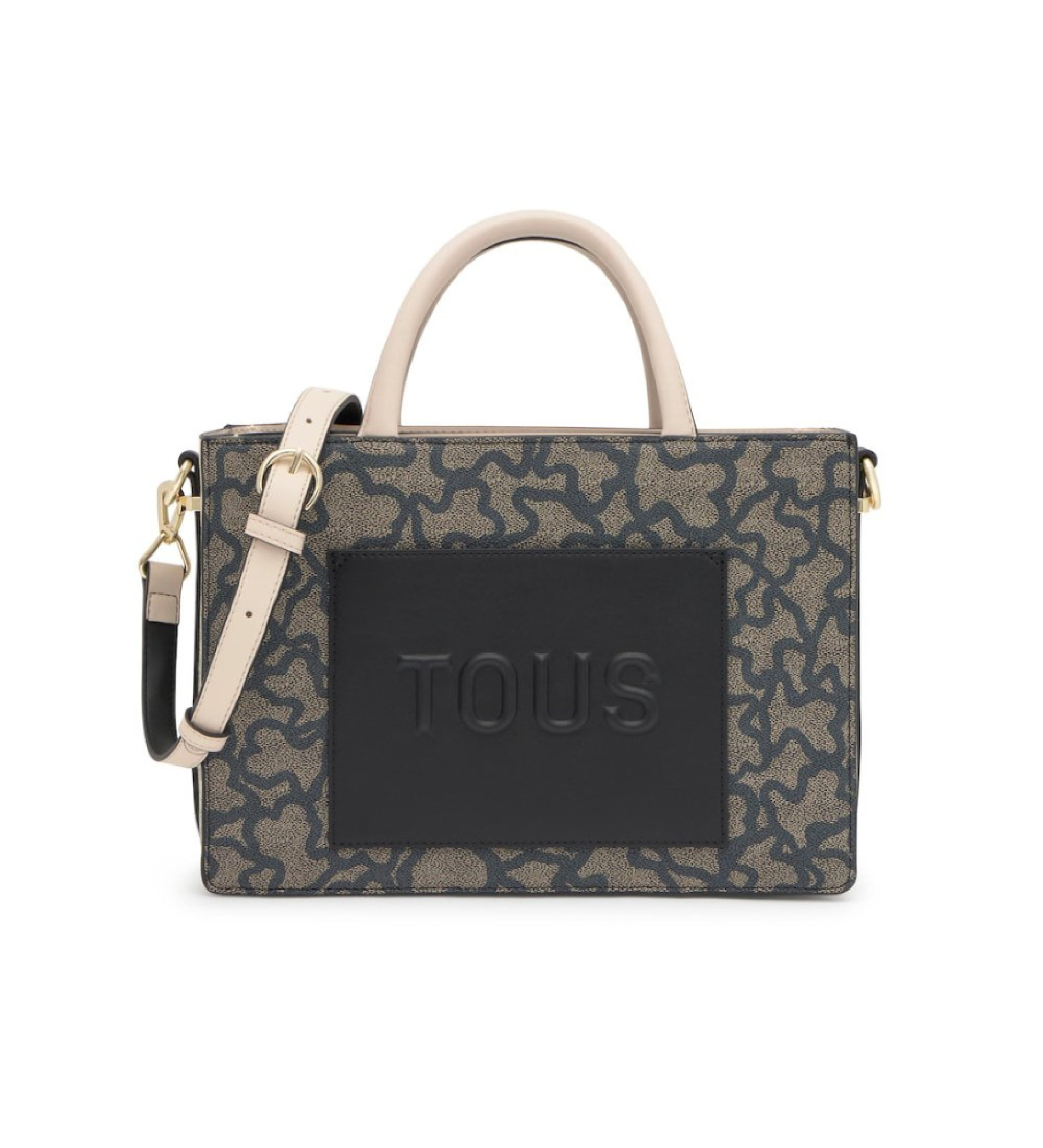TOUS für Damen. 2002188251 Mittlere Shopper-Tasche Amaya schwarz (OSFA), Lässig, Polyurethan