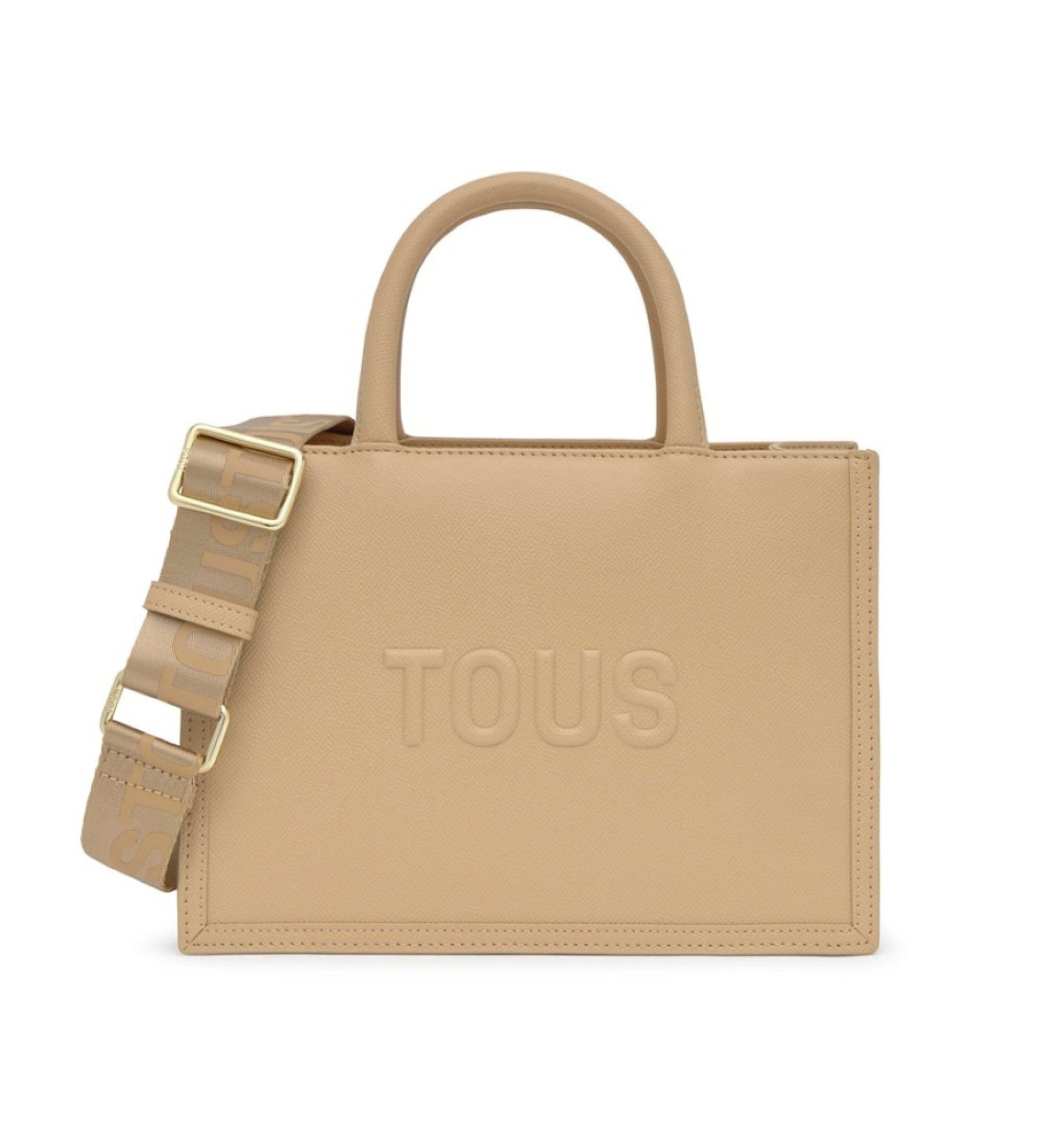 TOUS für Damen. 2002192144 Brenda beige mittelgroße Shopper-Tasche (OSFA), Lässig, Polyurethan