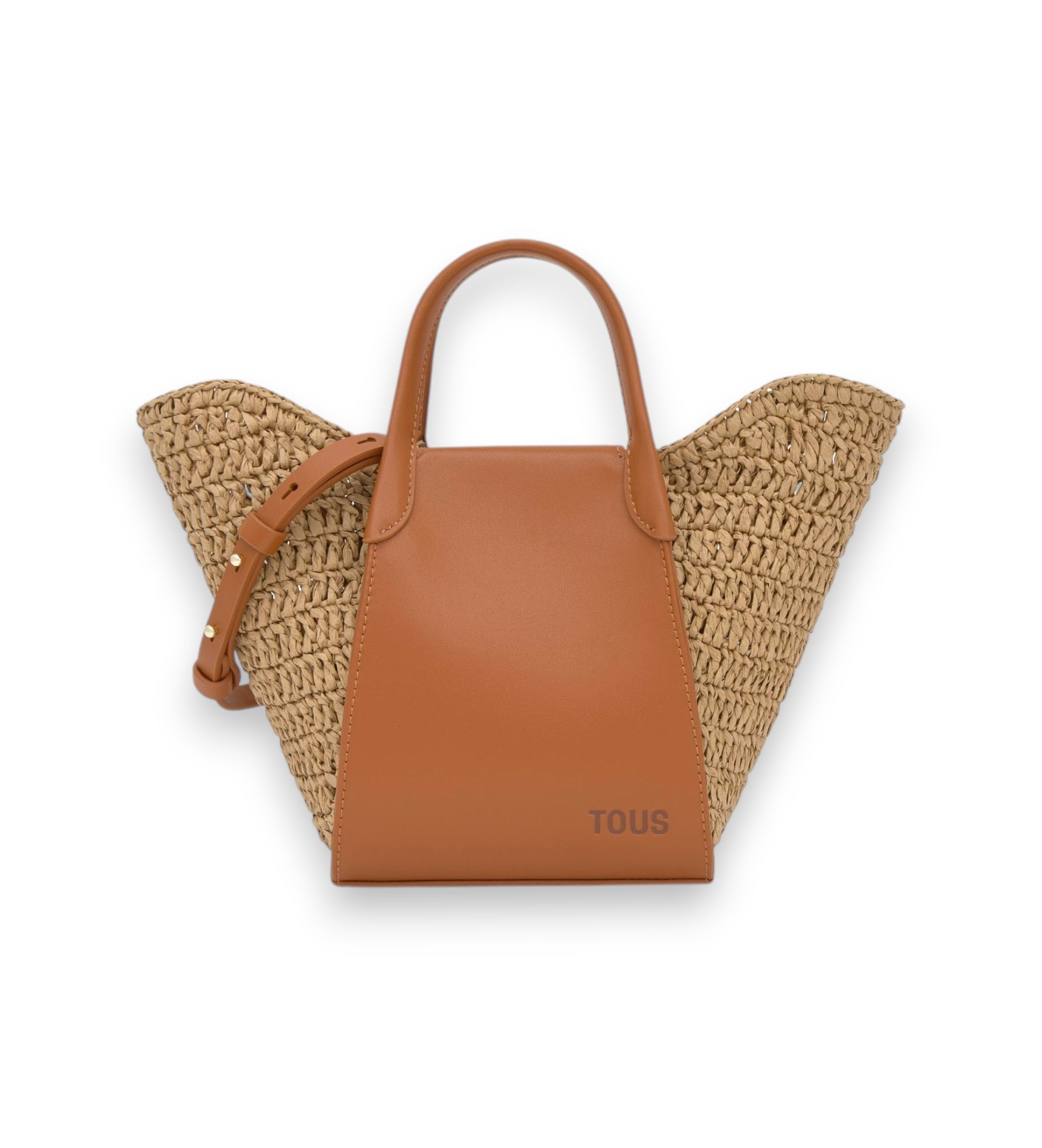 TOUS für Damen. 2002438944 Tulip Raffia Kamel Tragetasche (OSFA), Beige, Lässig