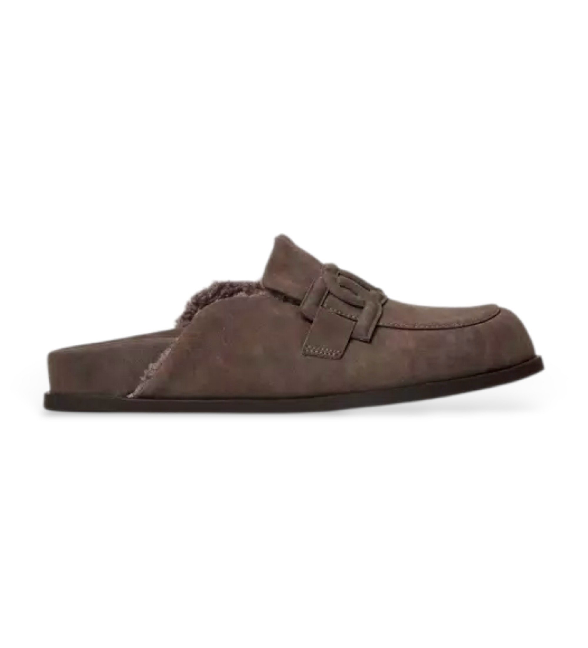 Twinset für Damen. 252TCP210 Braune Sbot Clogs (37), Wohnung, Keine, Lässig