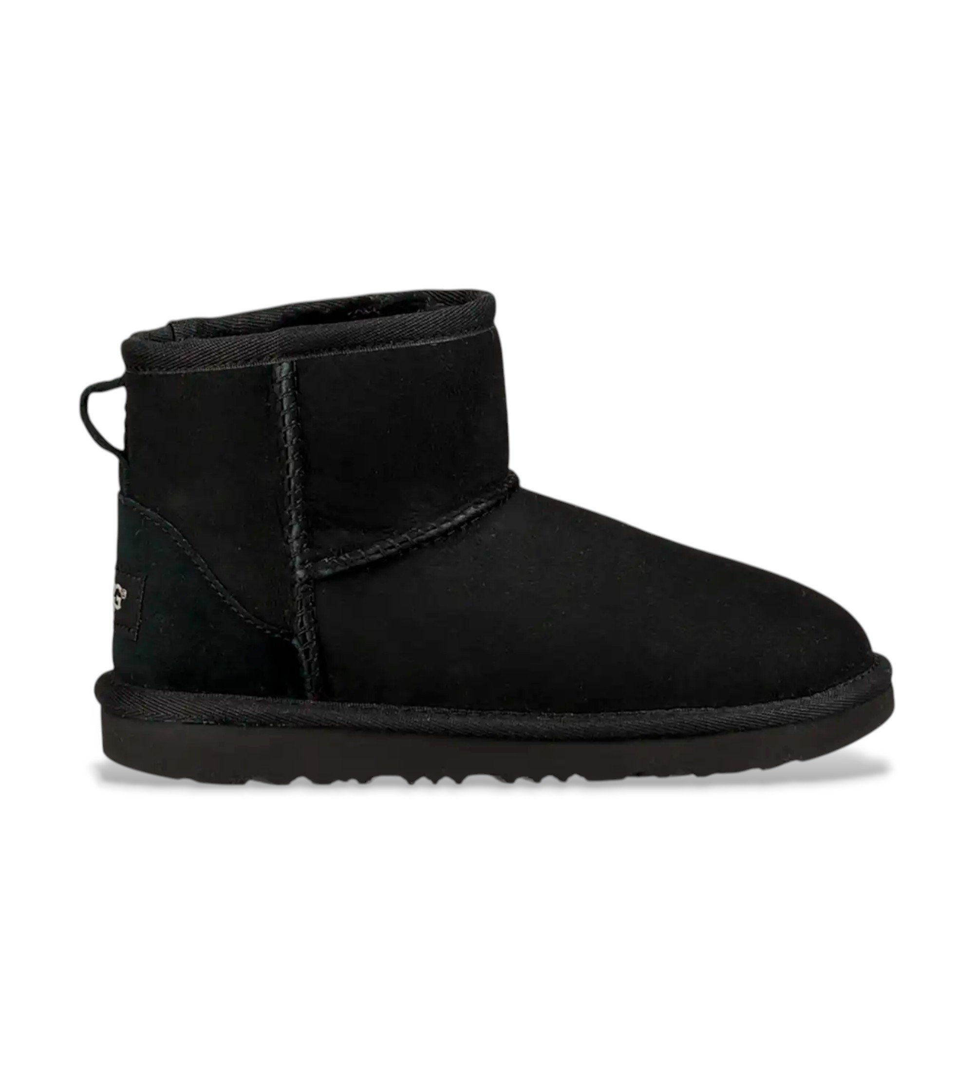 UGG für Mädchen. 1017715K Classic Mini II Lederstiefelette schwarz (33.5), Wohnung, Keine, Lässig, Kinderbekleidung