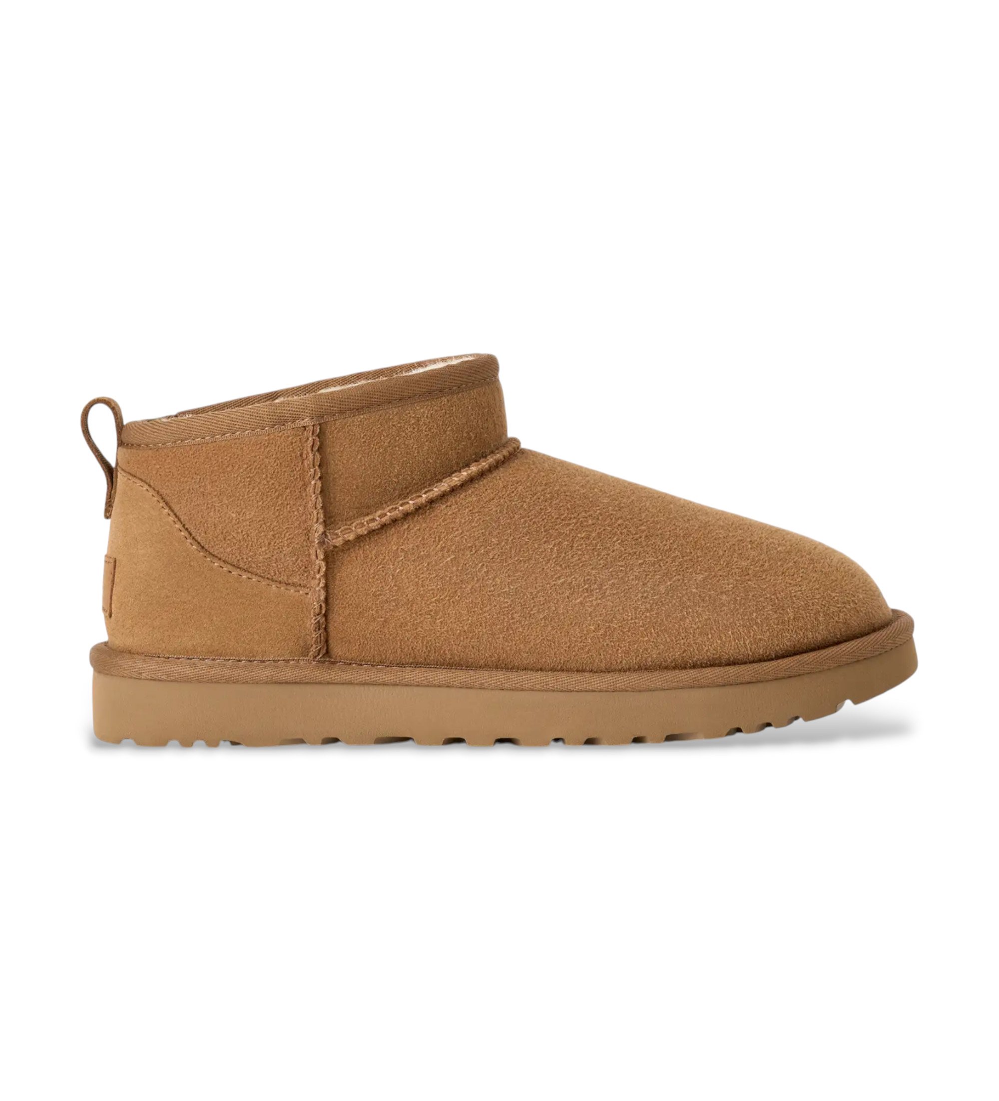 UGG für Damen. 1116109 Klassische Ultra Mini Lederstiefeletten braun (39), Wohnung, Lässig