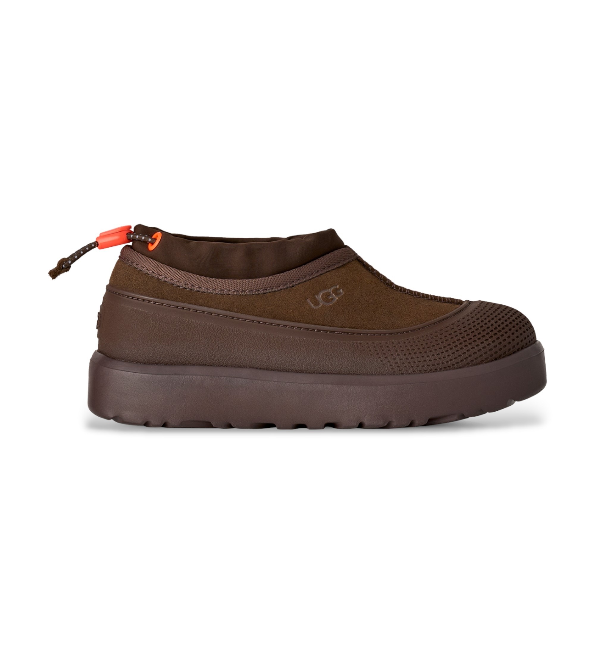 UGG Unisex für Kinder. 1171299K Braune Neumel Weather Hybrid Lederstiefeletten (35), 1 bis 3 cm, Wildleder, Schnürsenkel, Lässig, Kinderbekl
