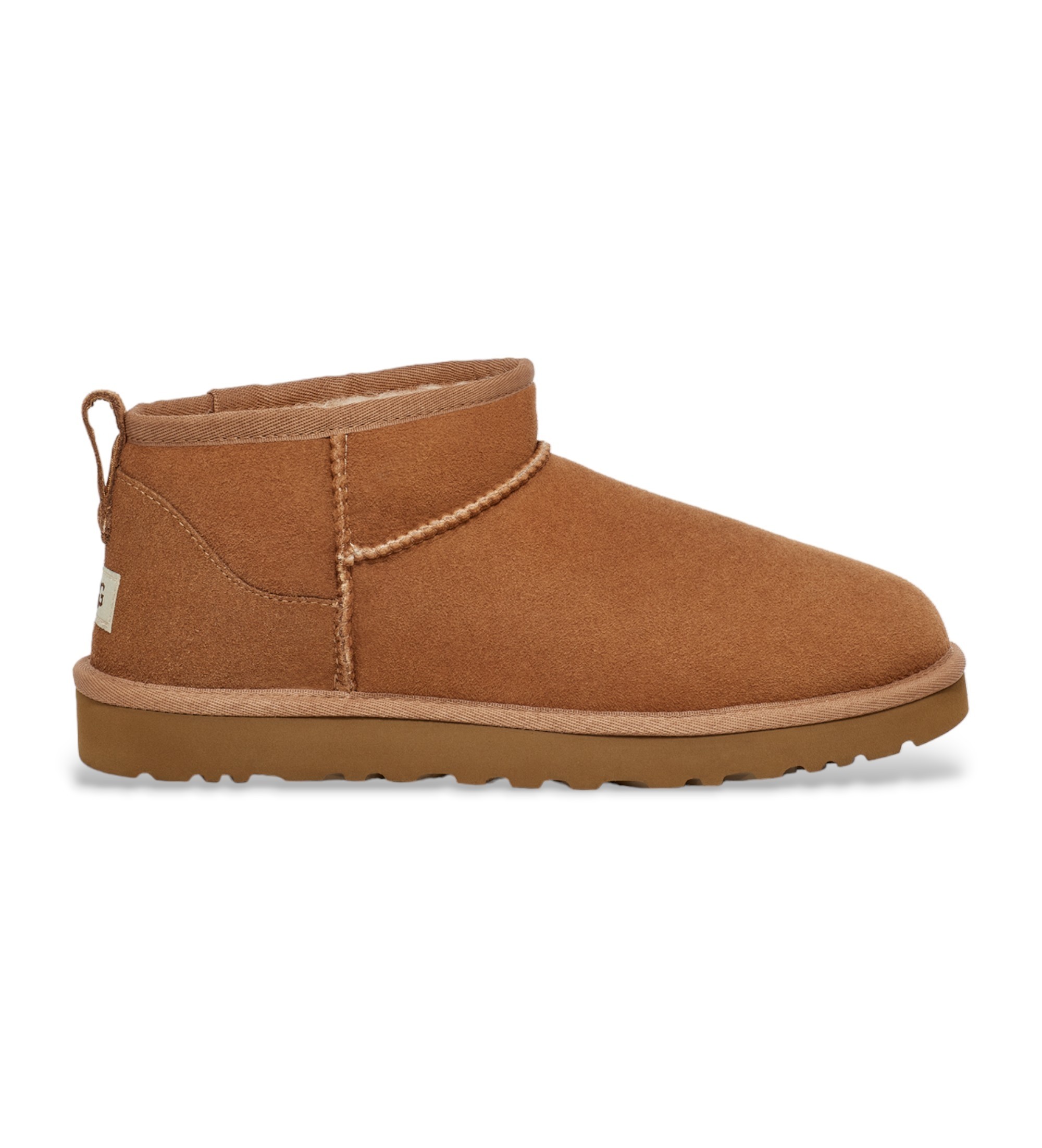 UGG für Herren. 1137391 Classic Ultra Mini Stiefeletten aus Leder in Braun (43), Wohnung, Wildleder, Keine, Lässig