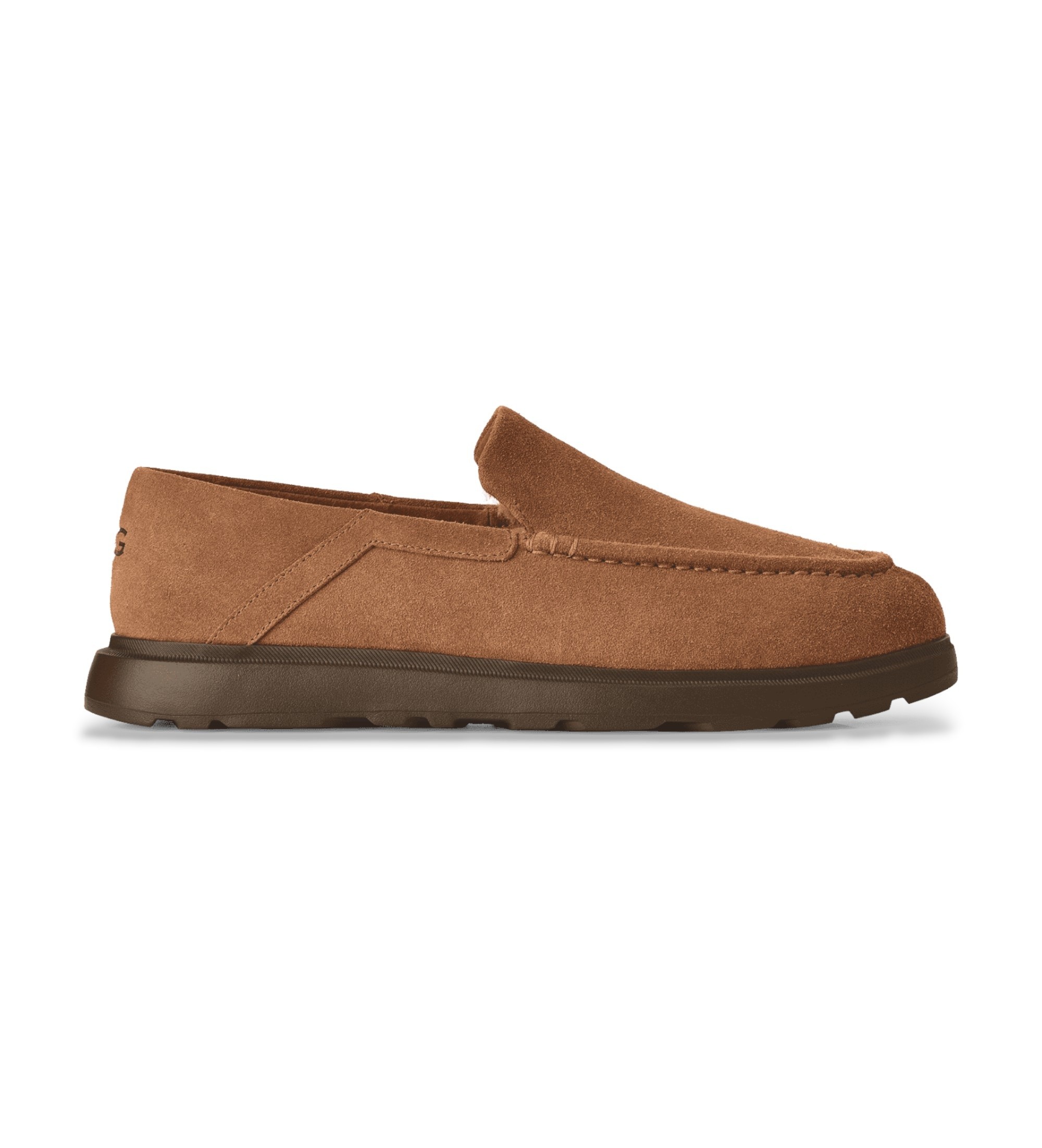 UGGvoor mannen. 1180472 Bruine Shep leren mocassins (40), Plat, Geen, Casual