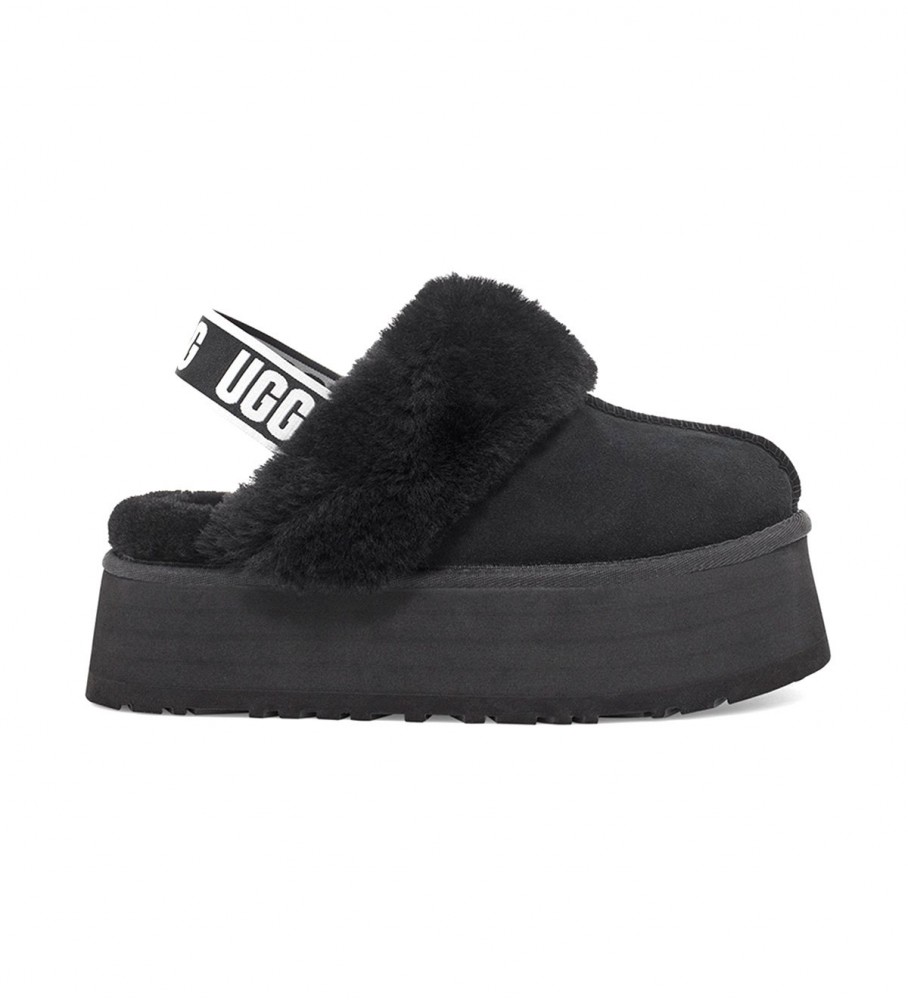 UGG für Damen. 1113474 Lederschuhe W Funkette schwarz (36), Wohnung, Keine, Lässig, Heimtextilien