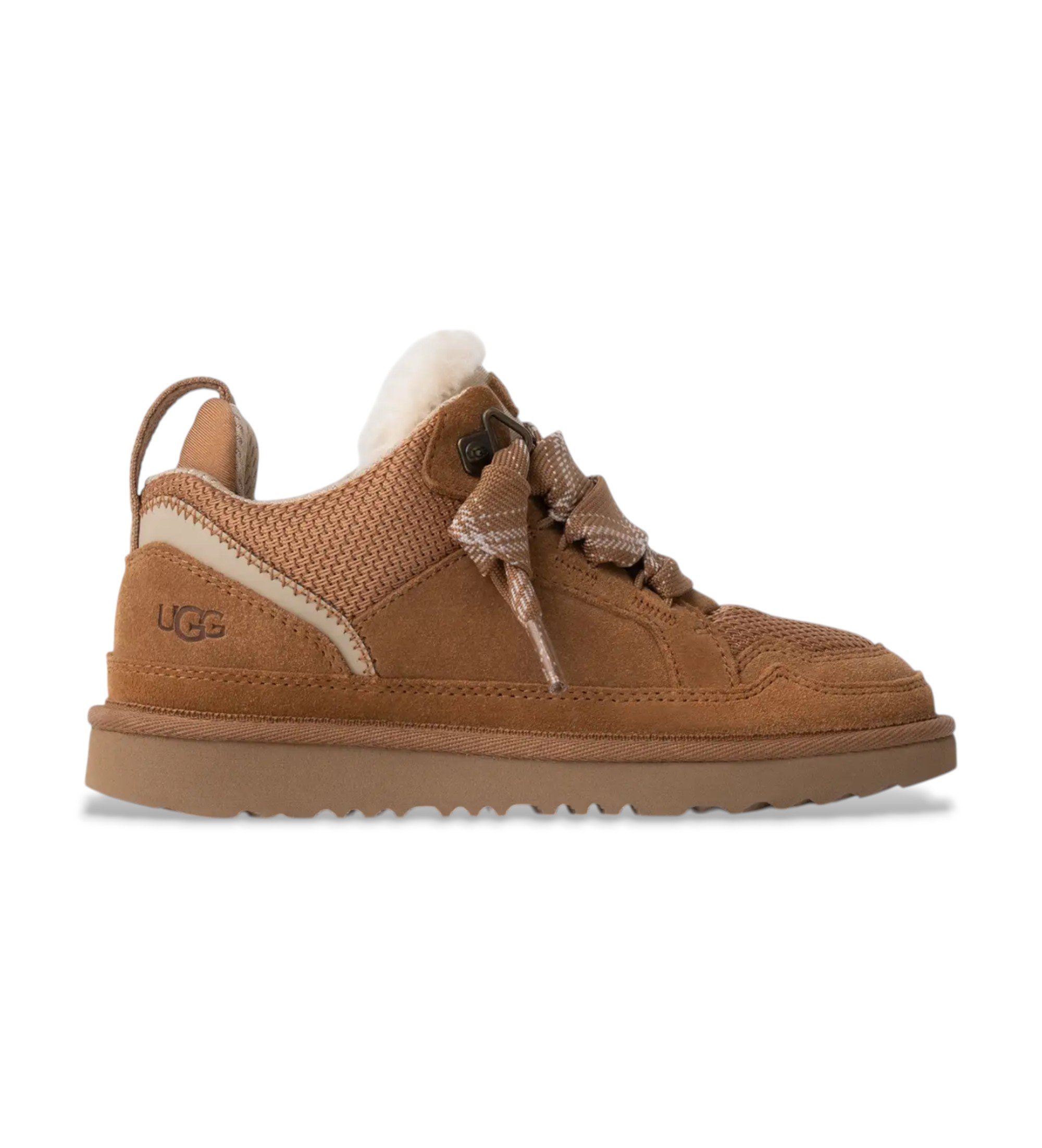 UGGvoor meisjes. 1152410K Lowmel lichtbruine leren sneakers (1US = 32.5), Leer, Plat, Veters, Casual, kinderkleding