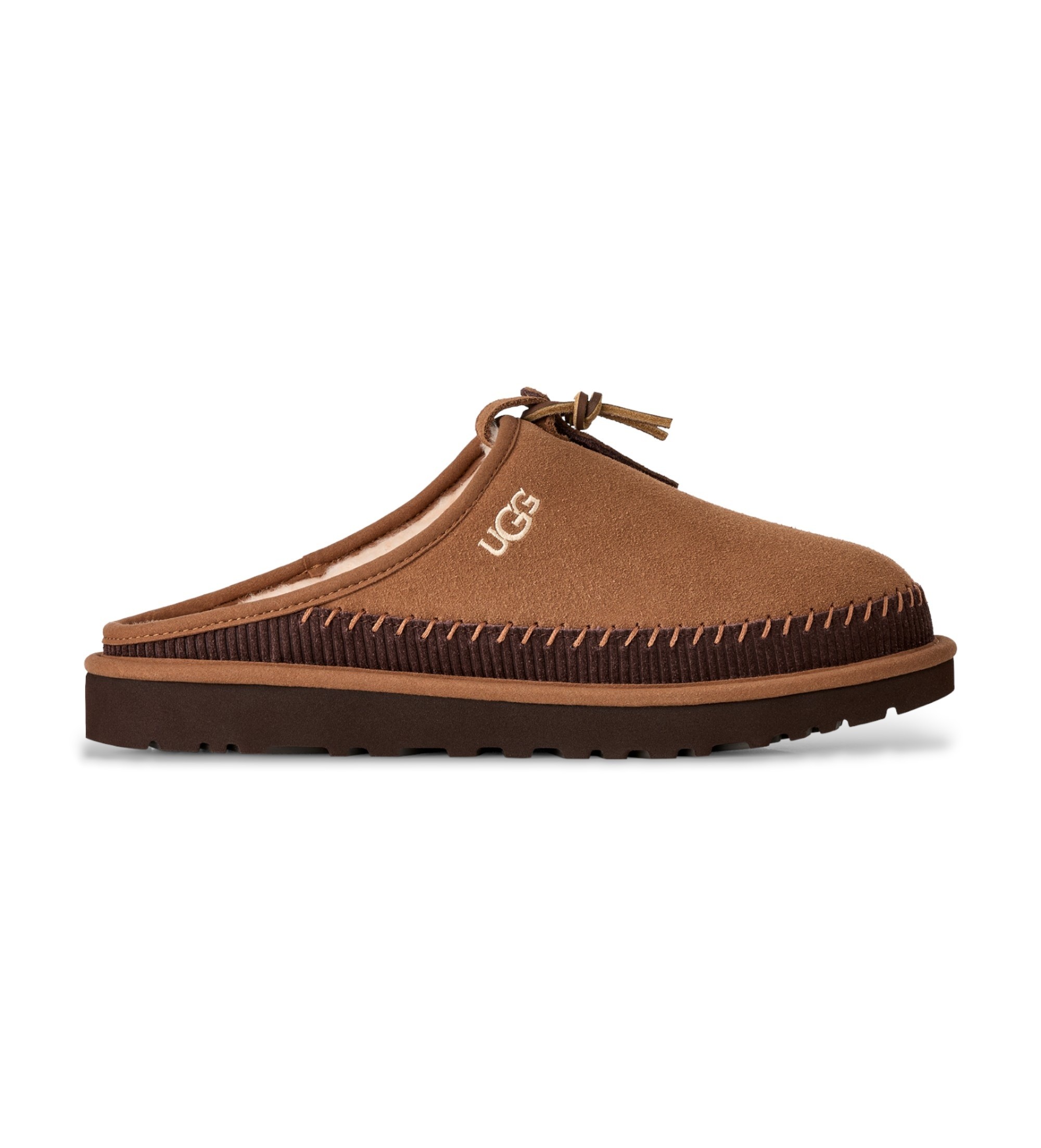 UGG für Herren. 1180477 Klassische Heritage-Sneaker aus Leder ohne Schnürsenkel in Braun (45), Wohnung, Wildleder, Keine, Heimtextilien