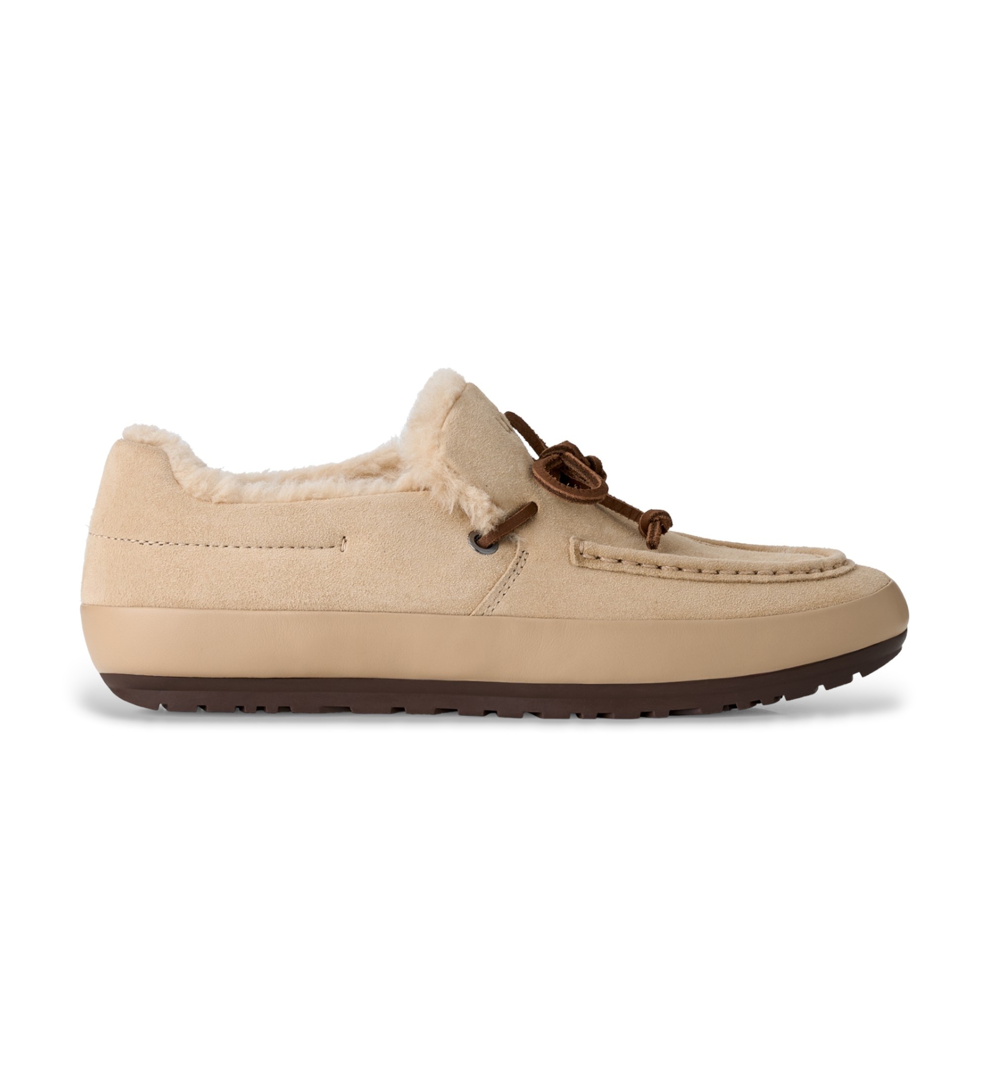 UGG für Damen. 1181470 Beige Slip-On Sneaker aus Leder ?Quill? (40), Wohnung, Wildleder, Keine, Lässig