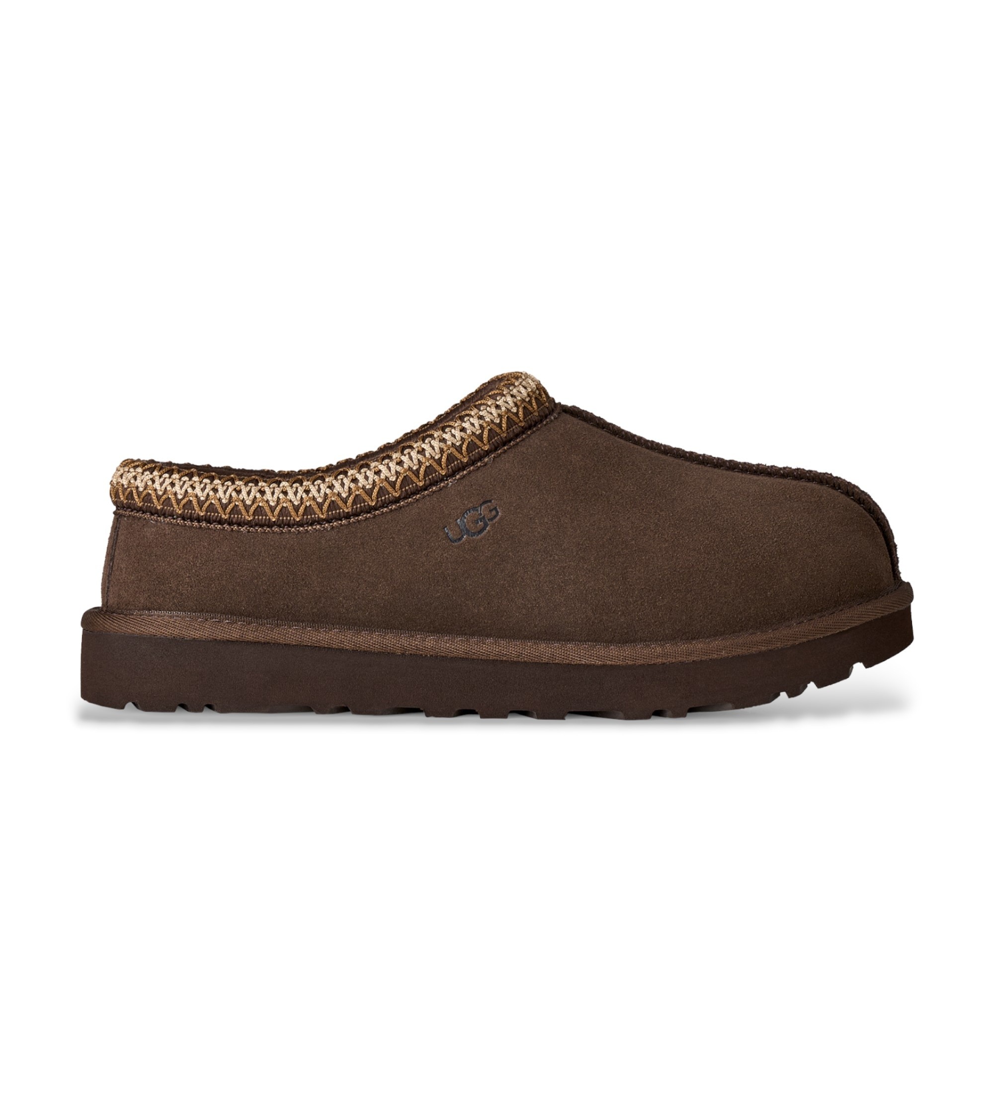 UGGvoor vrouwen. 1174470 Tasman II sloffen van donkerbruin leer (36), Plat, Geen, Homewear