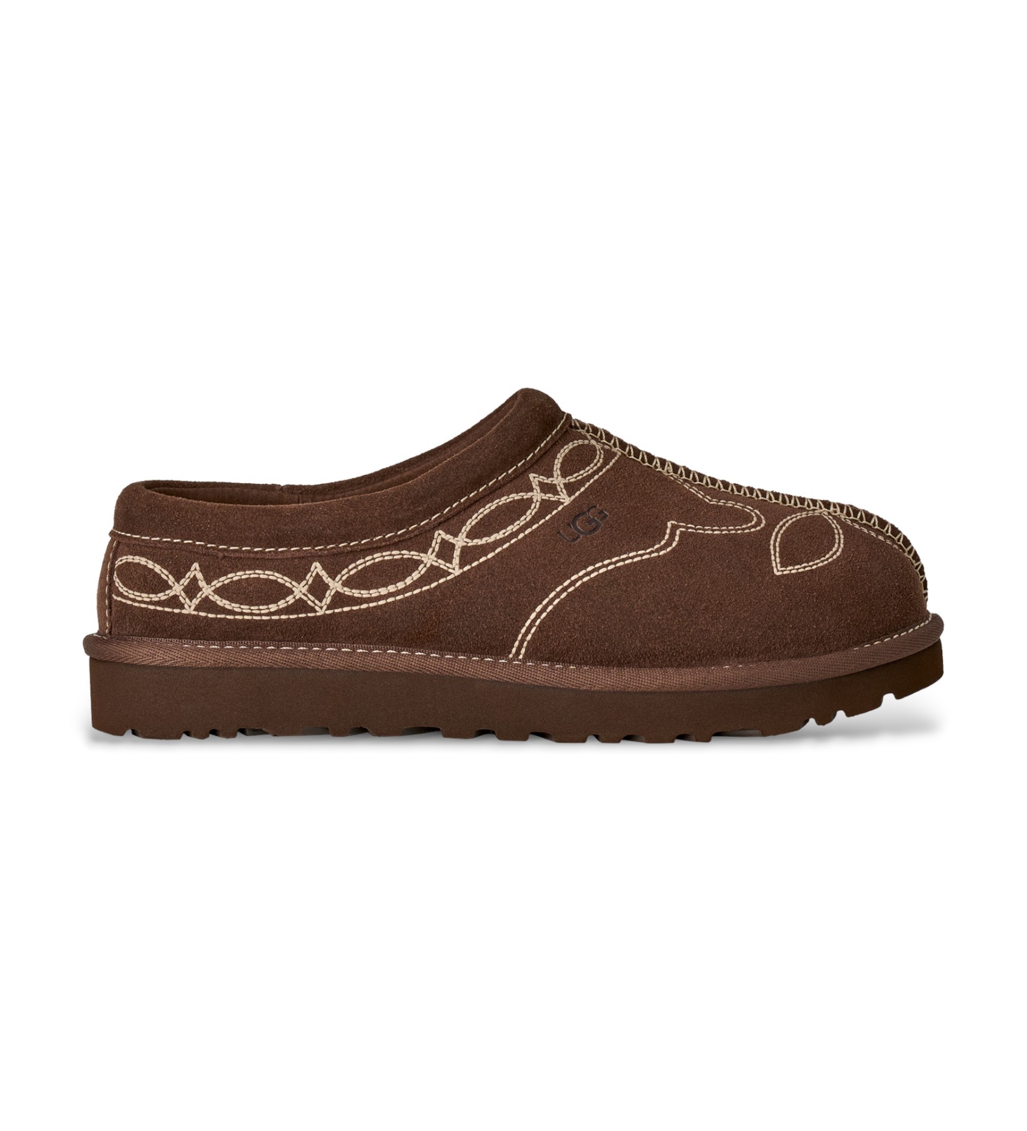 UGG für Damen. 1182251 Braune Tasman Western Lederpantoletten (40), Wohnung, Wildleder, Keine, Heimtextilien