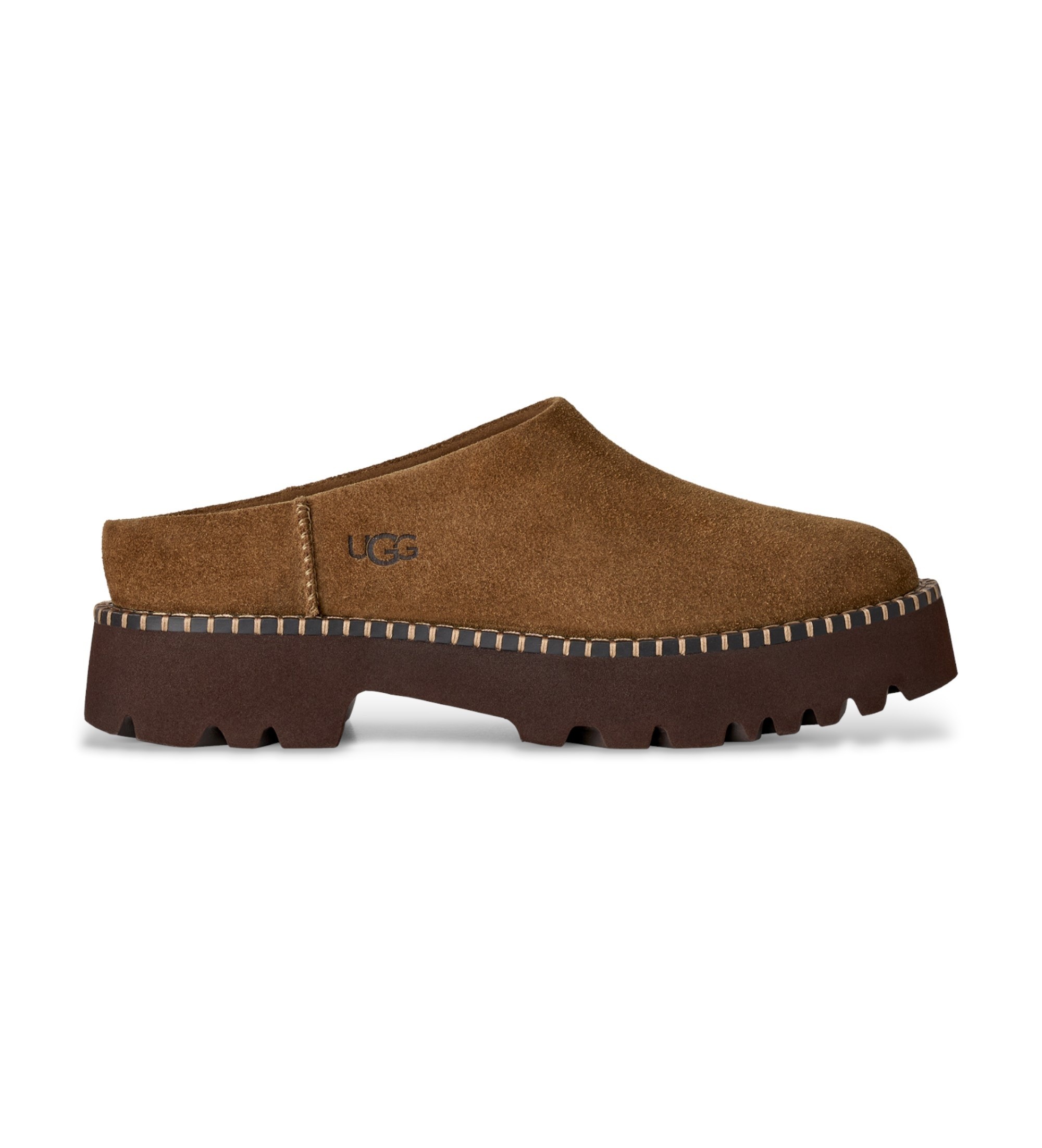 UGG für Damen. 1180413 Braune Uptowner Sneaker aus Leder (36), 1 bis 3 cm, Wildleder, Keine, Lässig