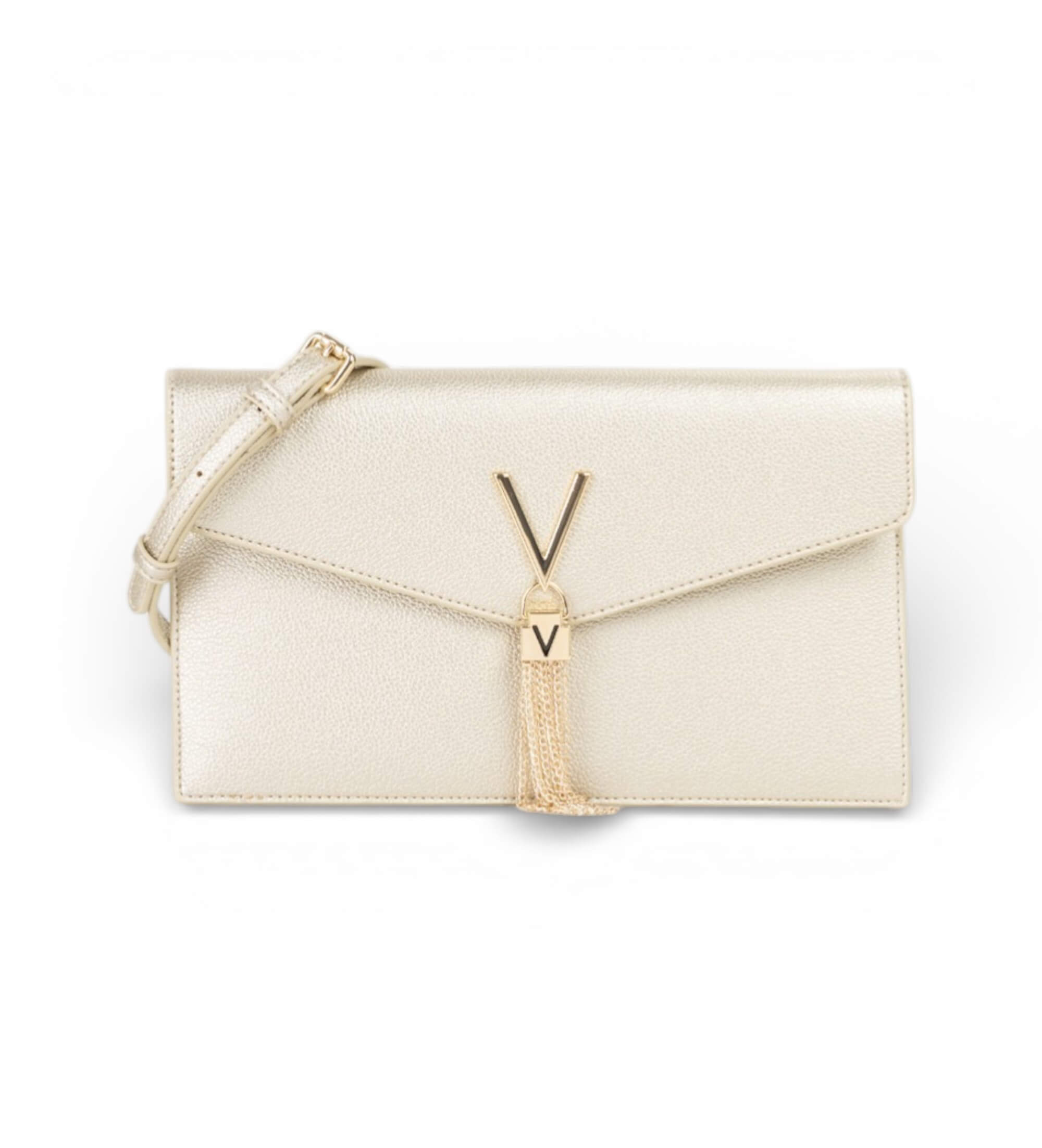 Valentino für Damen. VBS9XJ17 Umhängetasche mit goldenen Metalldetails (OSFA), Lässig, Polyurethan