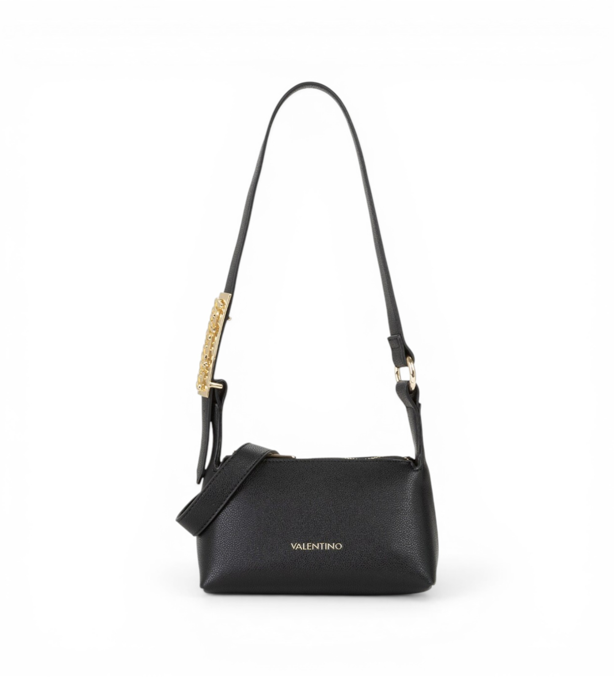 Valentino für Damen. VBS9N513G Schwarze Umhängetasche (OSFA), Lässig, Polyester, Polyurethan