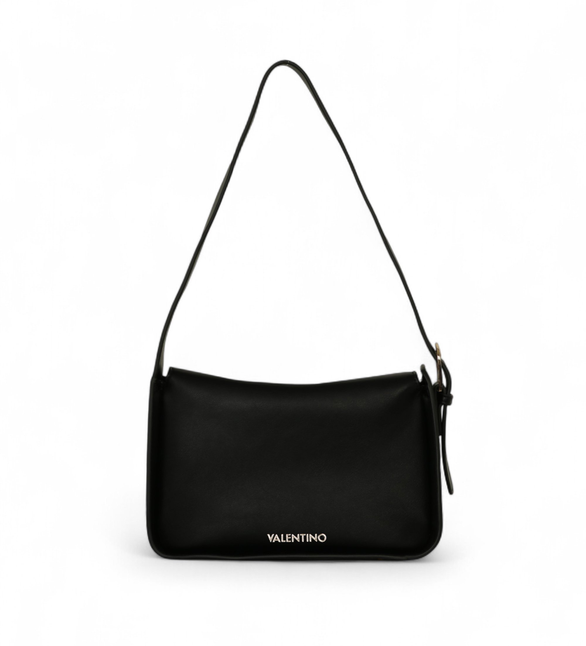 Valentino für Damen. VBS9AA14 Schwarze Logo-Kuriertasche (OSFA), Lässig, Polyurethan