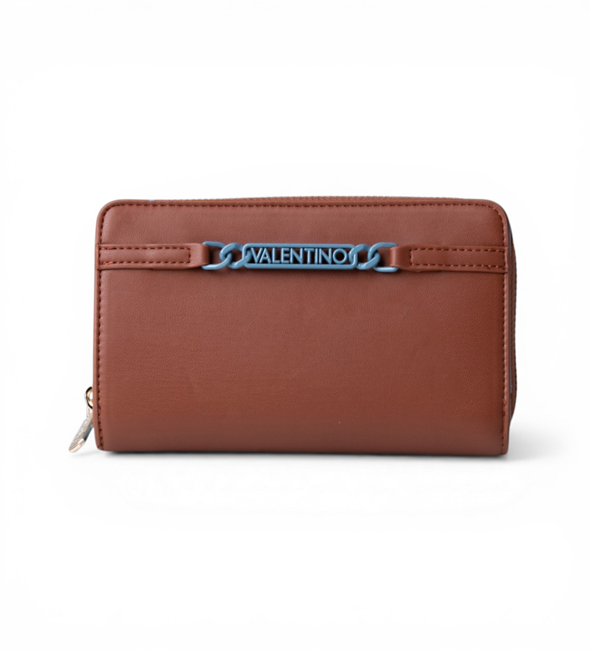 Valentino für Damen. VPS9P8281 Münzgeldbeutel-Logo (OSFA), Braun, Lässig, Polyester, Polyurethan
