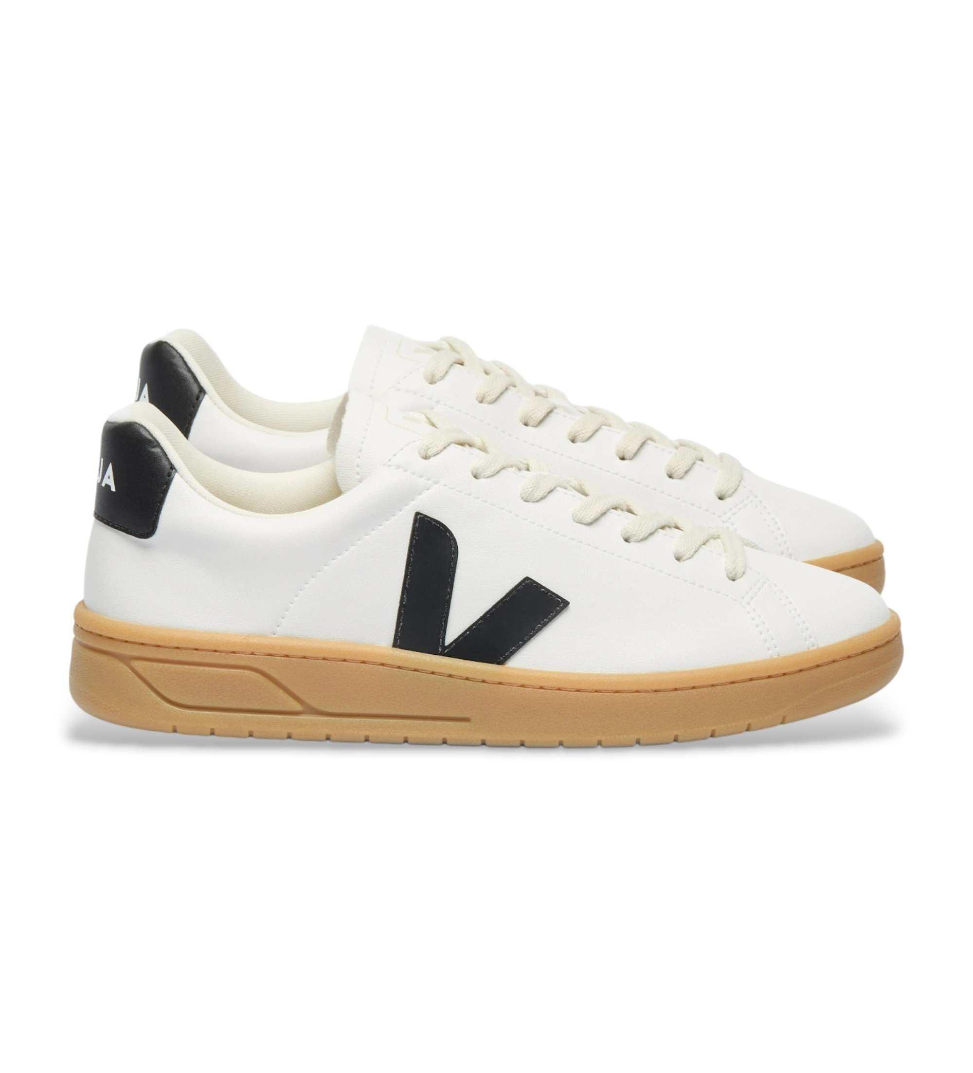 VEJA für Damen. UC0720761 Urca Lederturnschuhe weiß, schwarz (41), Wohnung, Schnürsenkel, Lässig