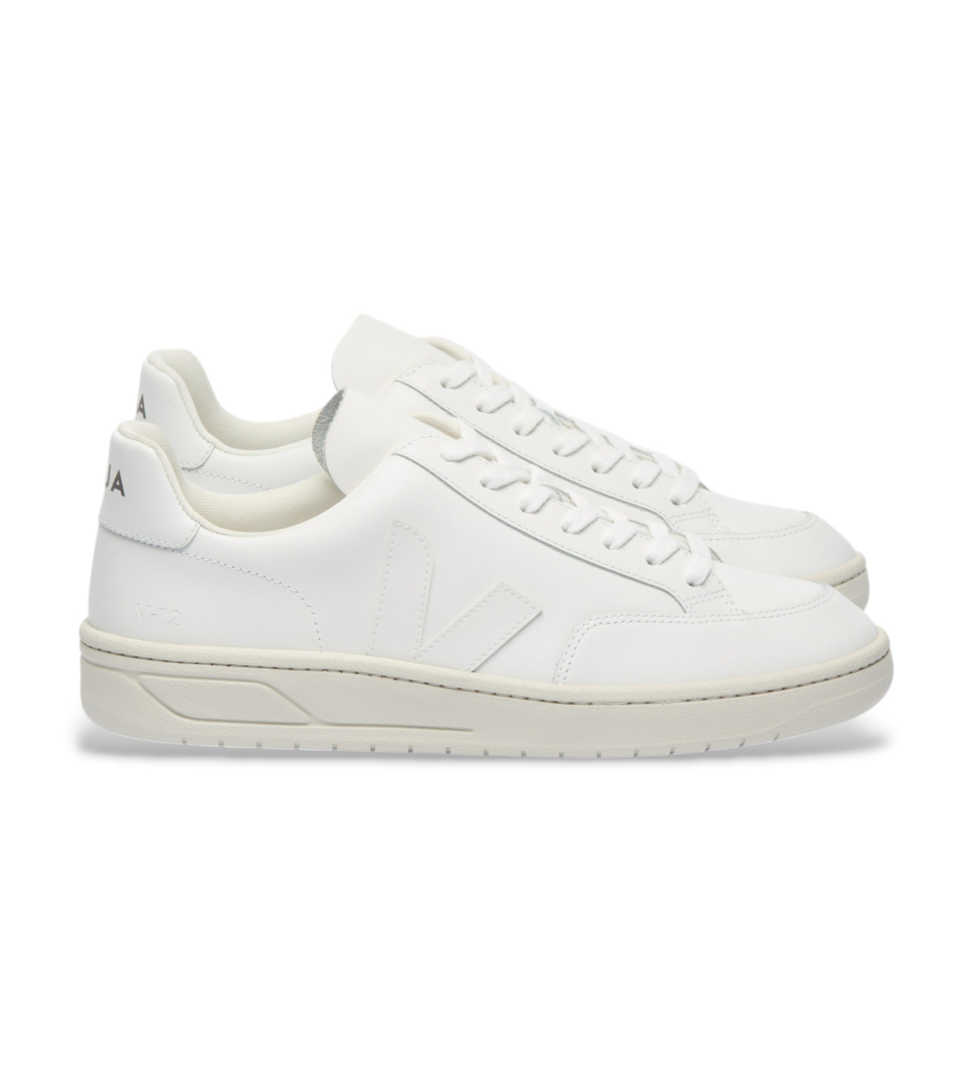 VEJA für Damen. XD0202297 Schuhe V-12 weiß (39), Wohnung, Schnürsenkel, Lässig, Recyceltes Polyester, Nachhaltig