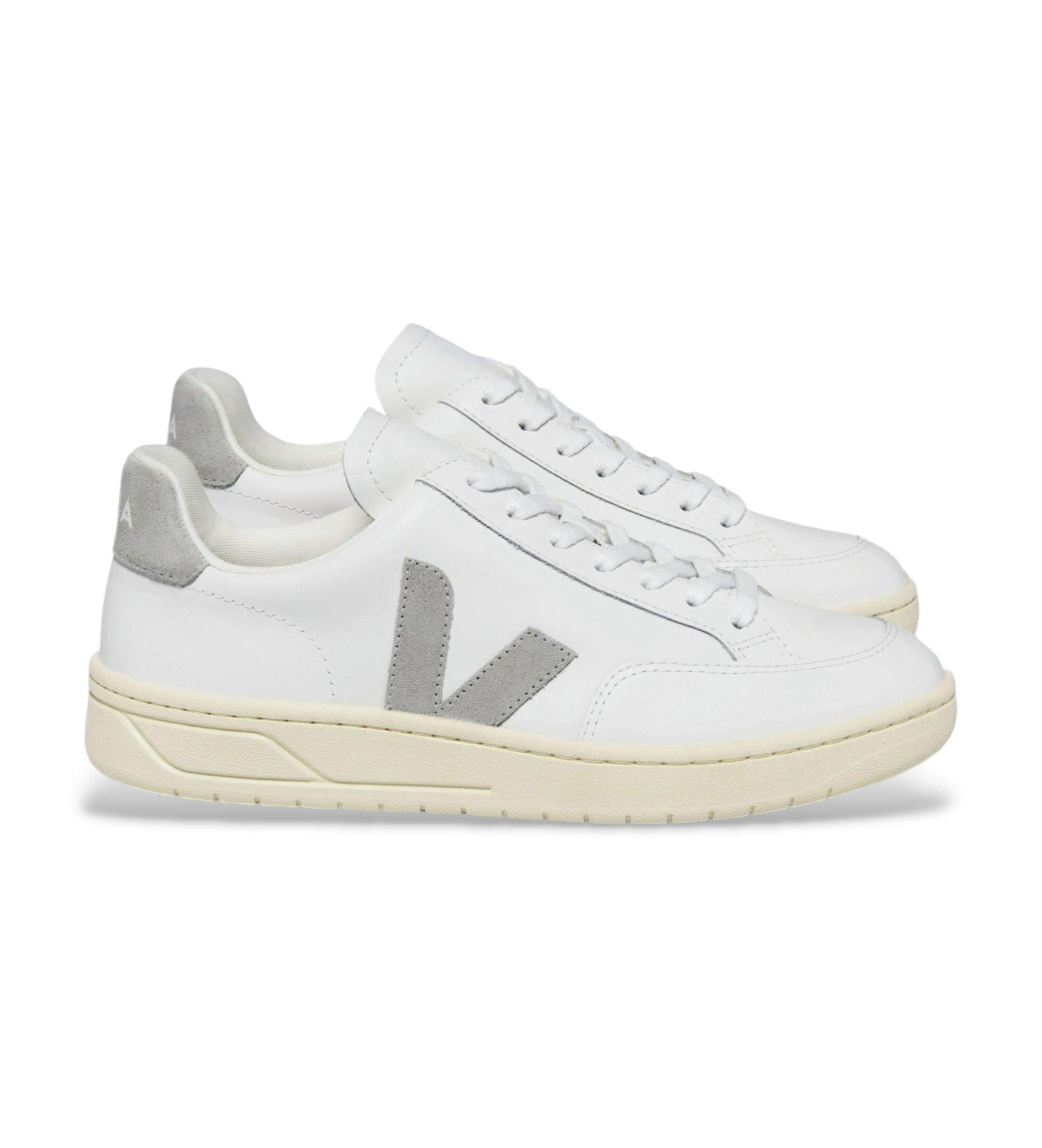 VEJA für Damen. XD0203484 Schuhe V-12 weiß (38), Wohnung, Schnürsenkel, Lässig, Recyceltes Polyester, Nachhaltig