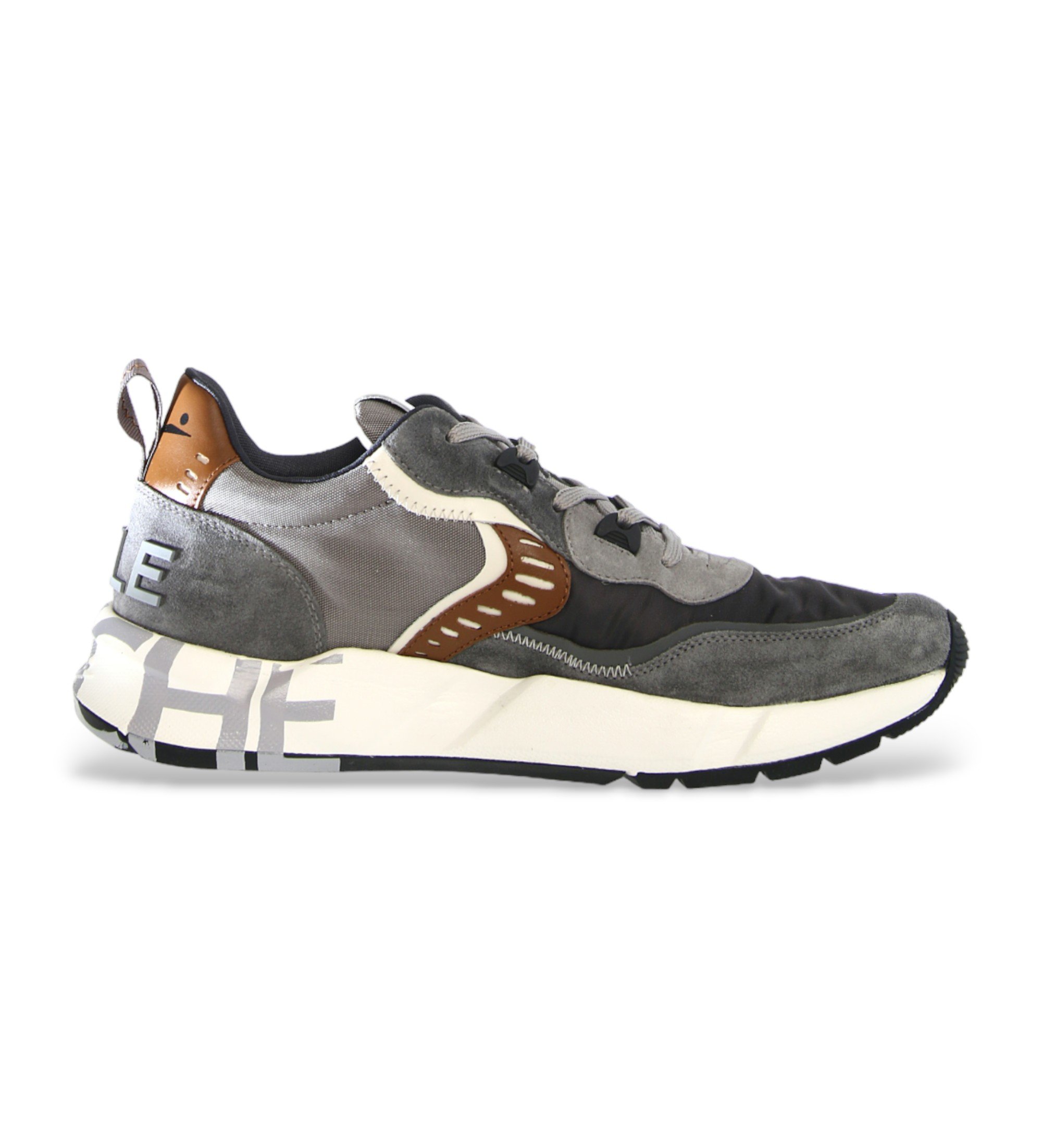 Voile blanche für Herren. 2017465 Lederturnschuhe Club 01 grau (44), Wohnung, Schnürsenkel, Lässig