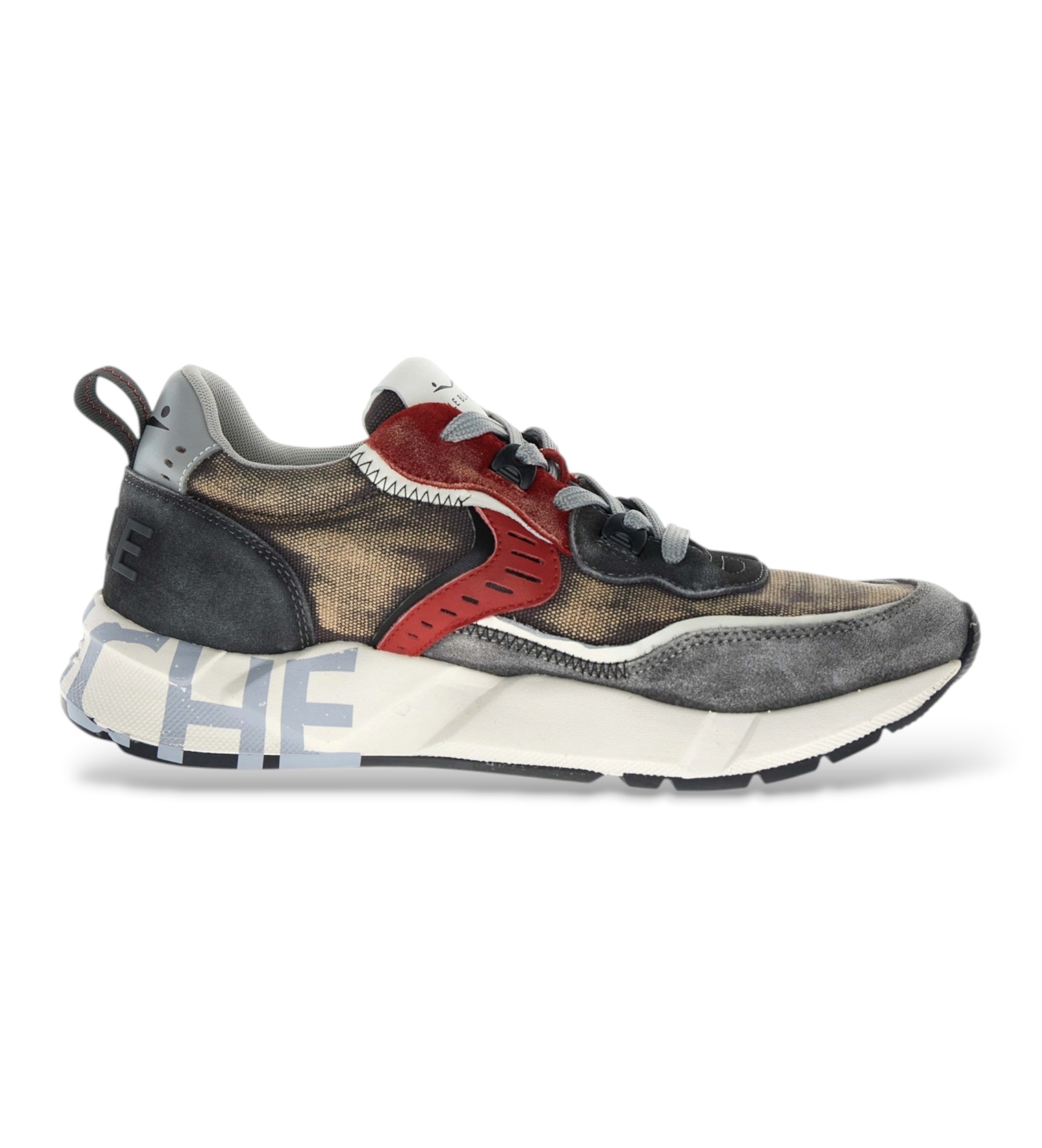 Voile blanche für Herren. 2017465 Leder-Sneaker Club01 grau, schwarz (43), Wohnung, Schnürsenkel, Lässig