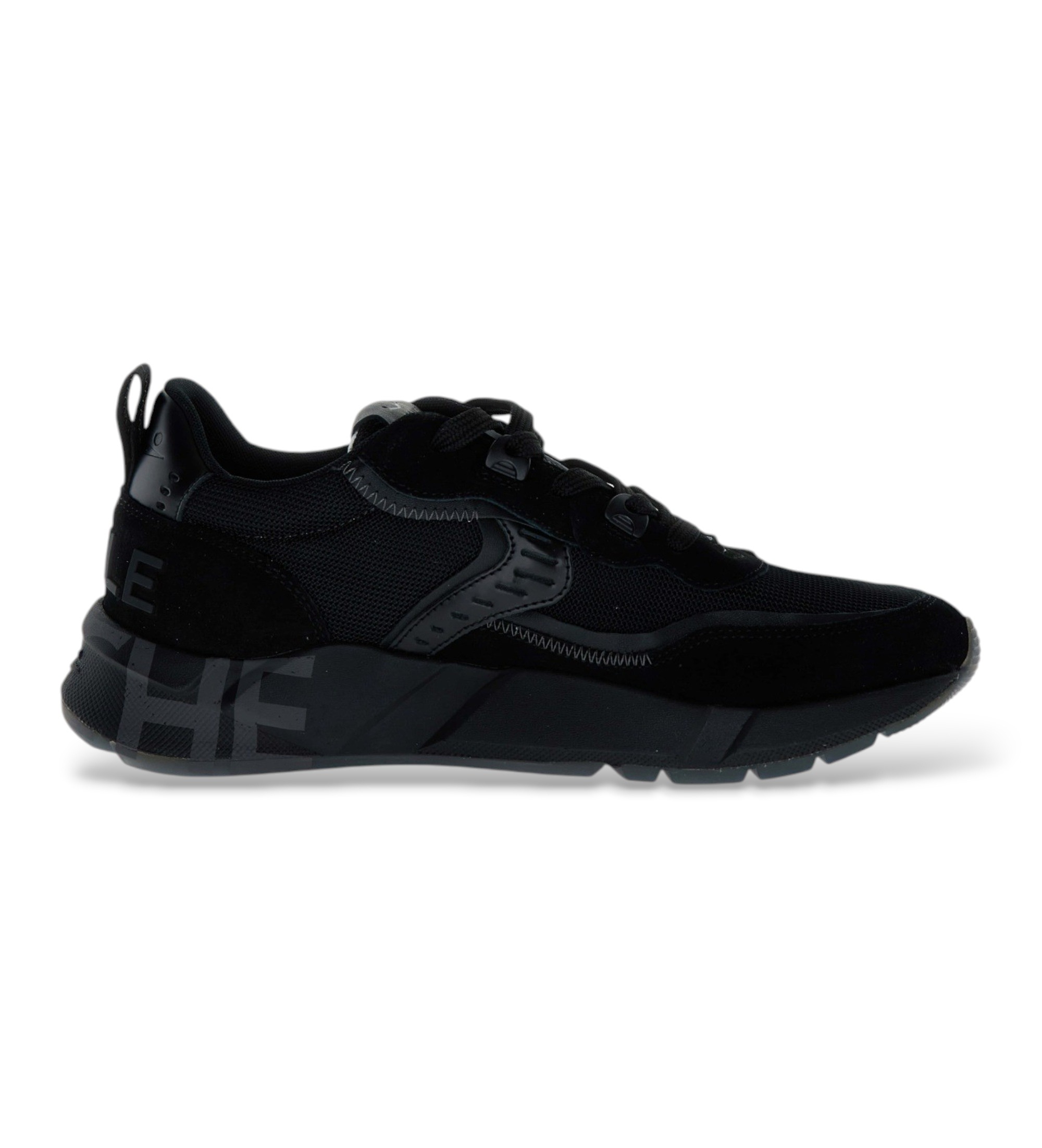 Voile blanche für Herren. 2017465 Leder-Sneaker Club01 schwarz (40), Wohnung, Schnürsenkel, Lässig
