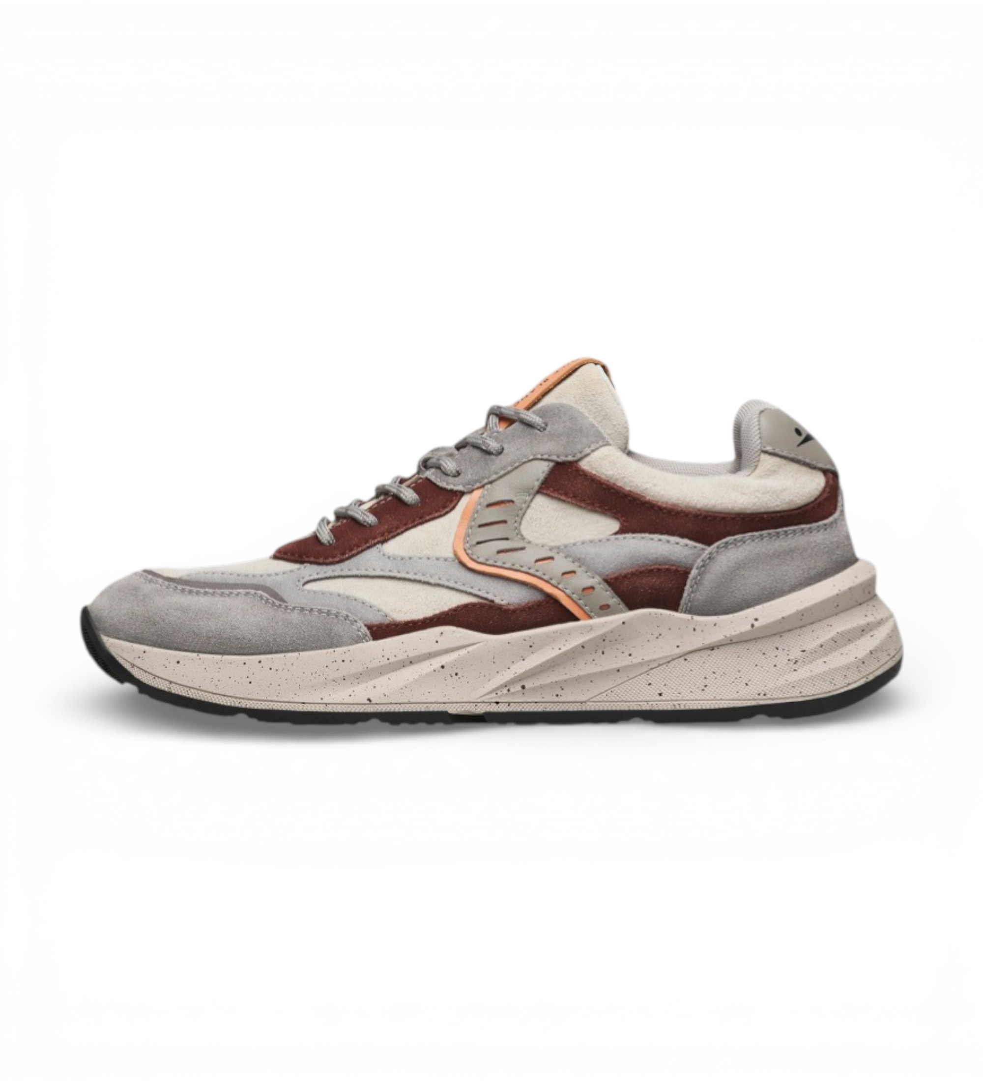 Voile blanche für Herren. 2019075 Leder Turnschuhe Club22 grau (45), Wohnung, Schnürsenkel, Lässig