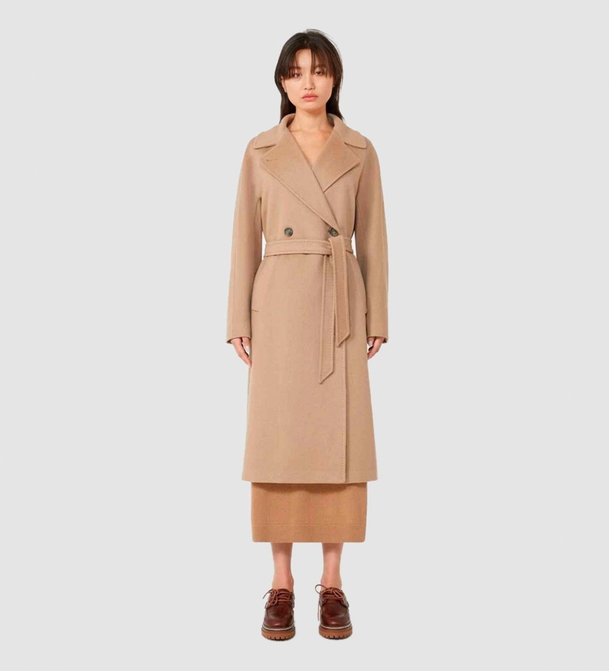 Weekend Max Mara für Damen. 2525016072600 Mantel Cascia beige (44), Braun, Lässig, Wolle
