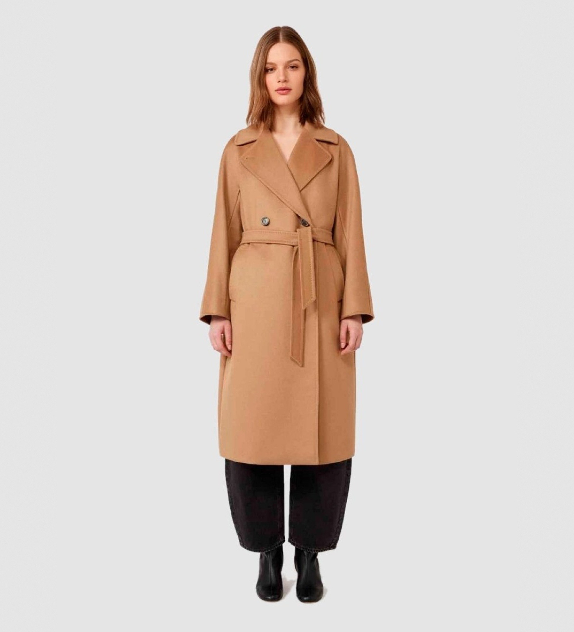 Weekend Max Mara für Damen. 2525016102600 Brauner Kunstharzmantel (38), Lässig, Wolle