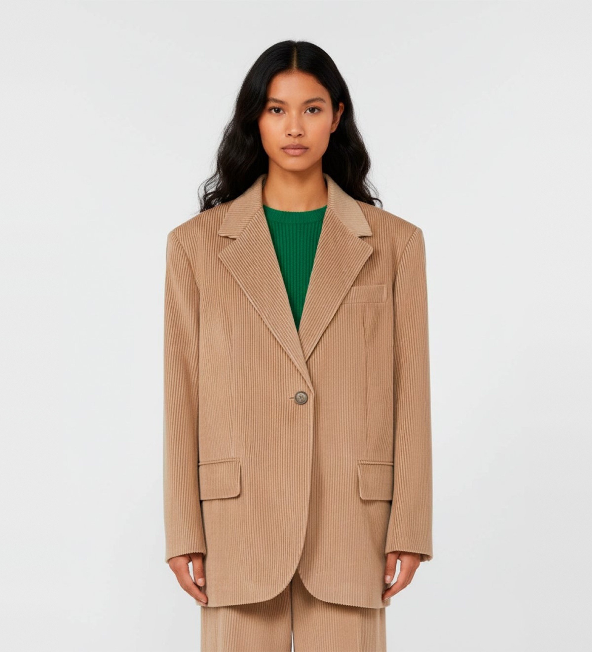Weekend Max Mara für Damen. 2525046052600 Beige Formia Blazer (M), Lässig, Party, Baumwolle, Klassisch