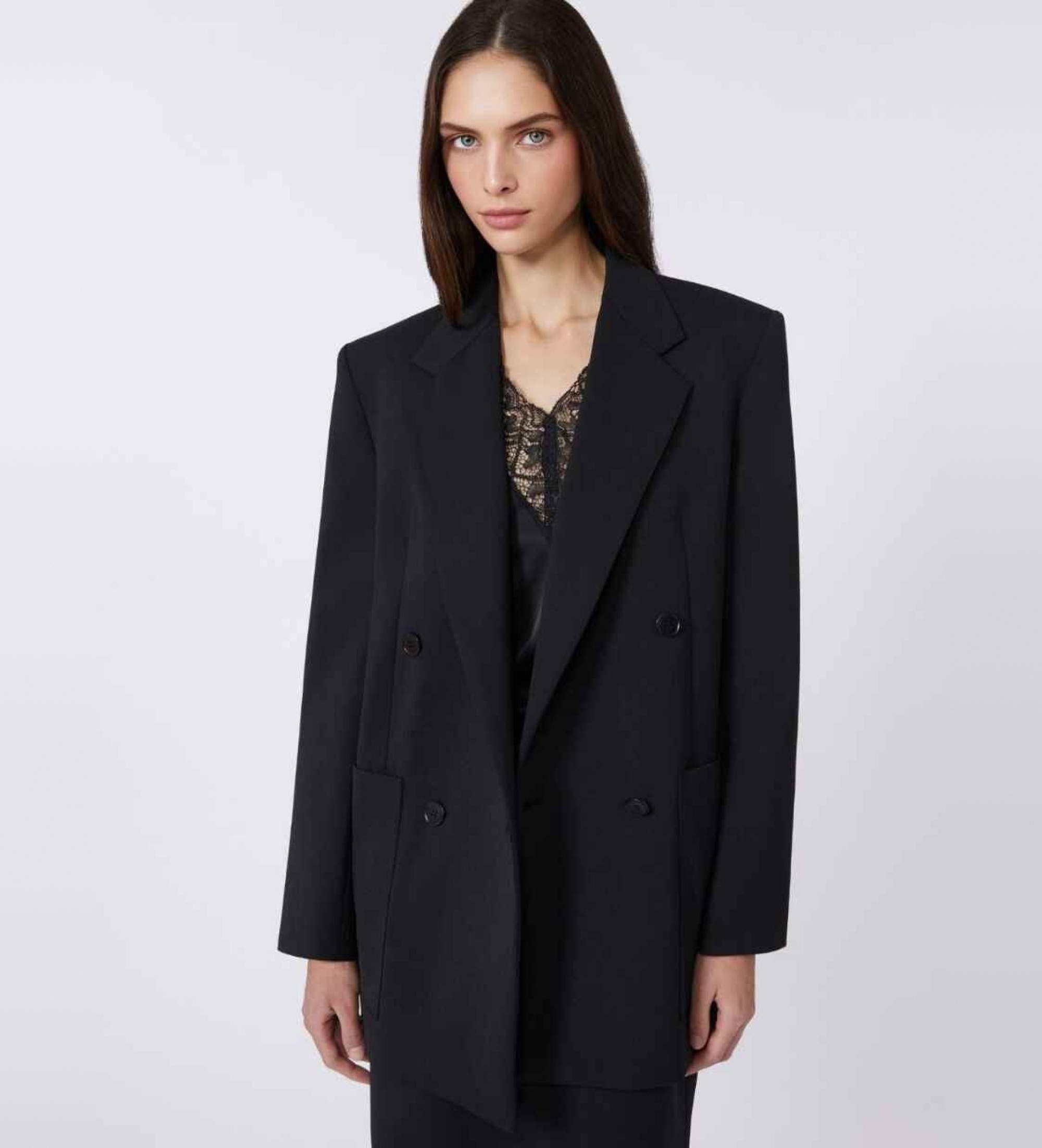 Weekend Max Mara für Damen. 2615041081600 Amerikanischer Veloce Schwarz (40), Lässig, Polyester