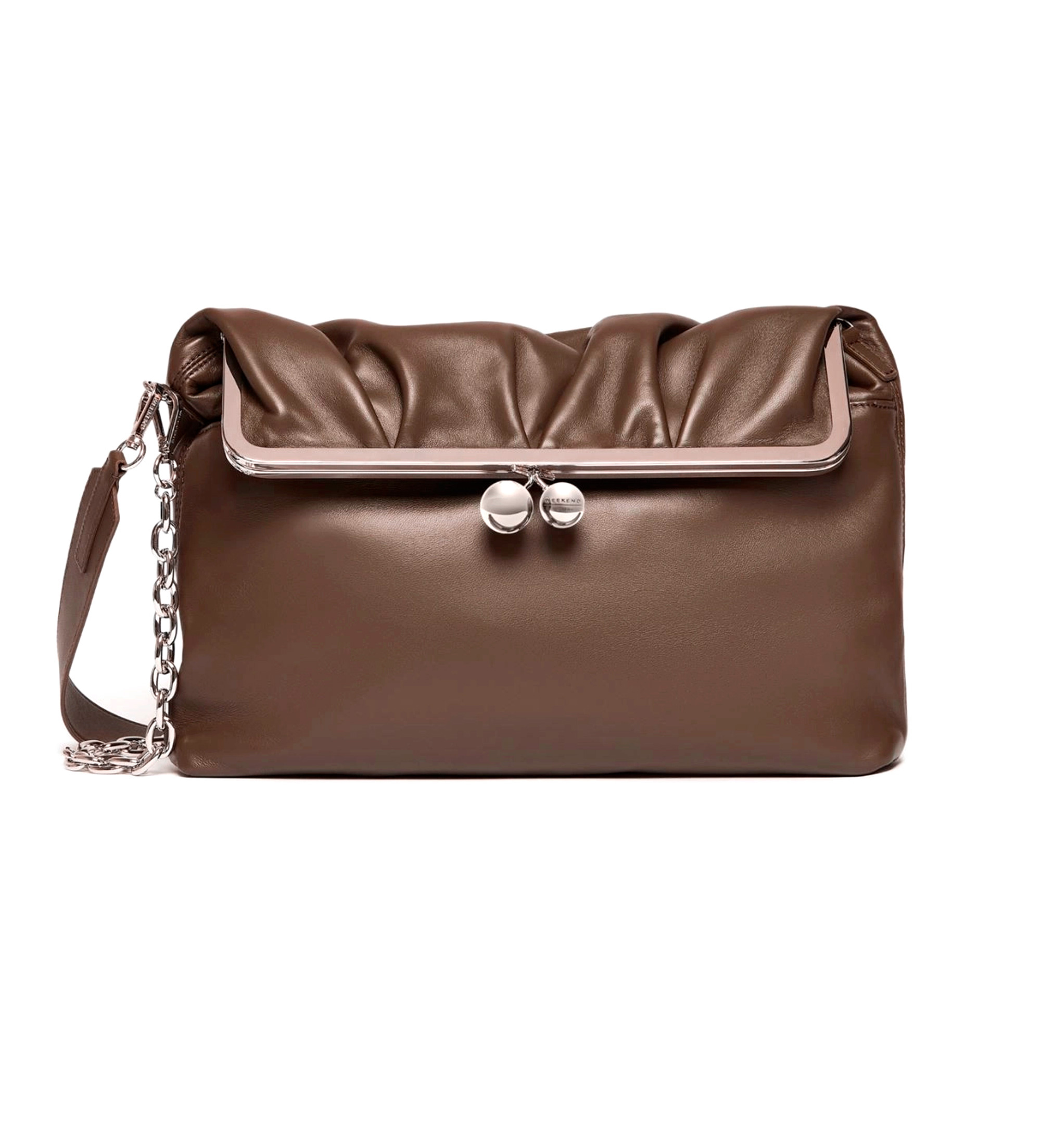 Weekend Max Mara für Damen. 2625516144600 Wkaslalom Ledertasche braun (OSFA), Lässig