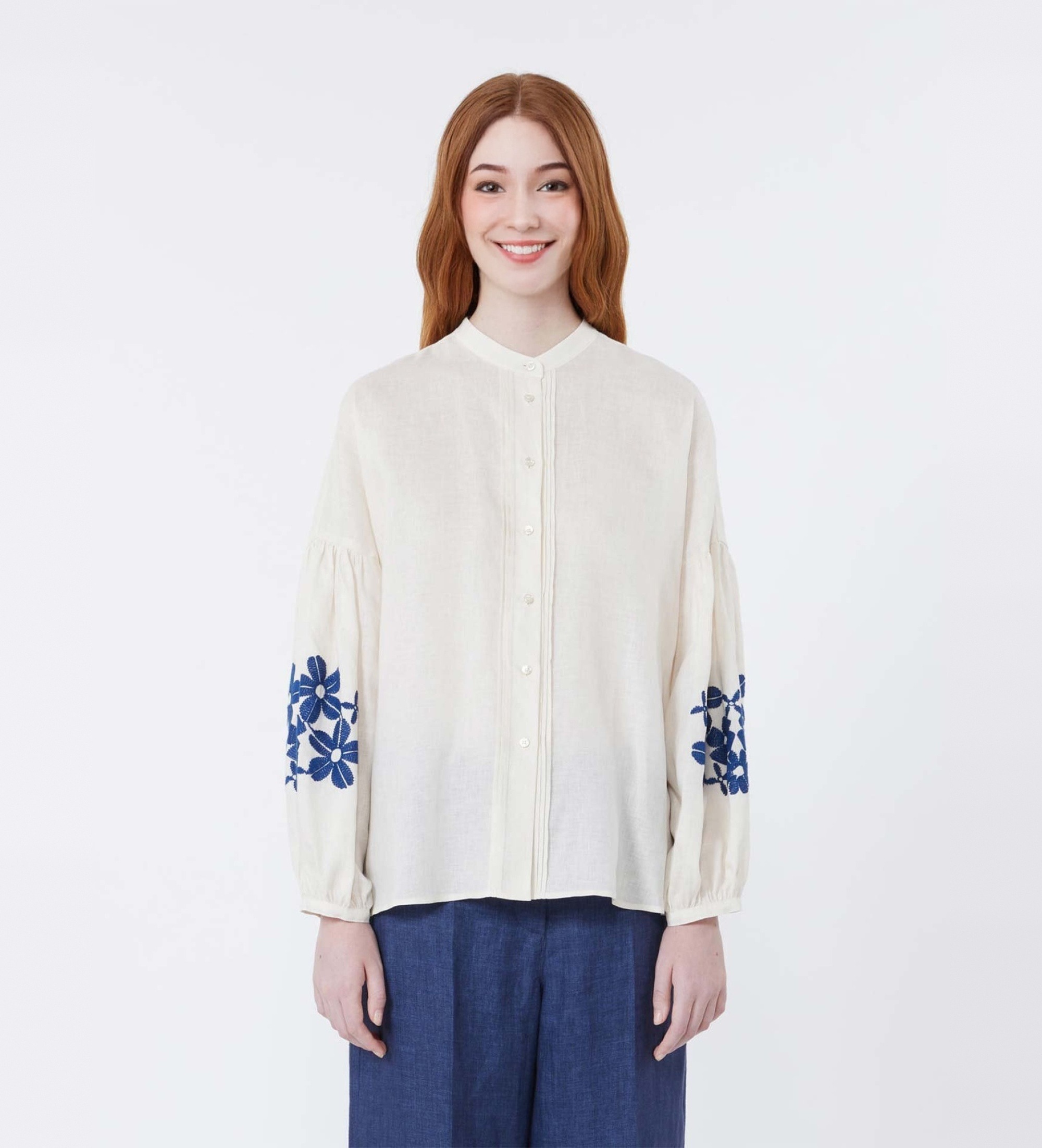 Weekend Max Mara für Damen. 2615111032600 Estro Leinenhemd beige (42), Lässig, Langarm