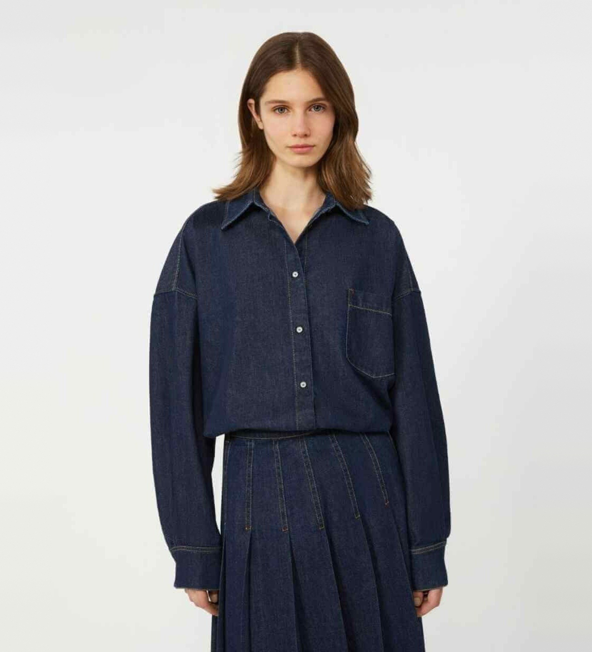 Weekend Max Mara für Damen. 2615111011600 TrikotFoggia marineblau (38), Lässig, Baumwolle, Langarm