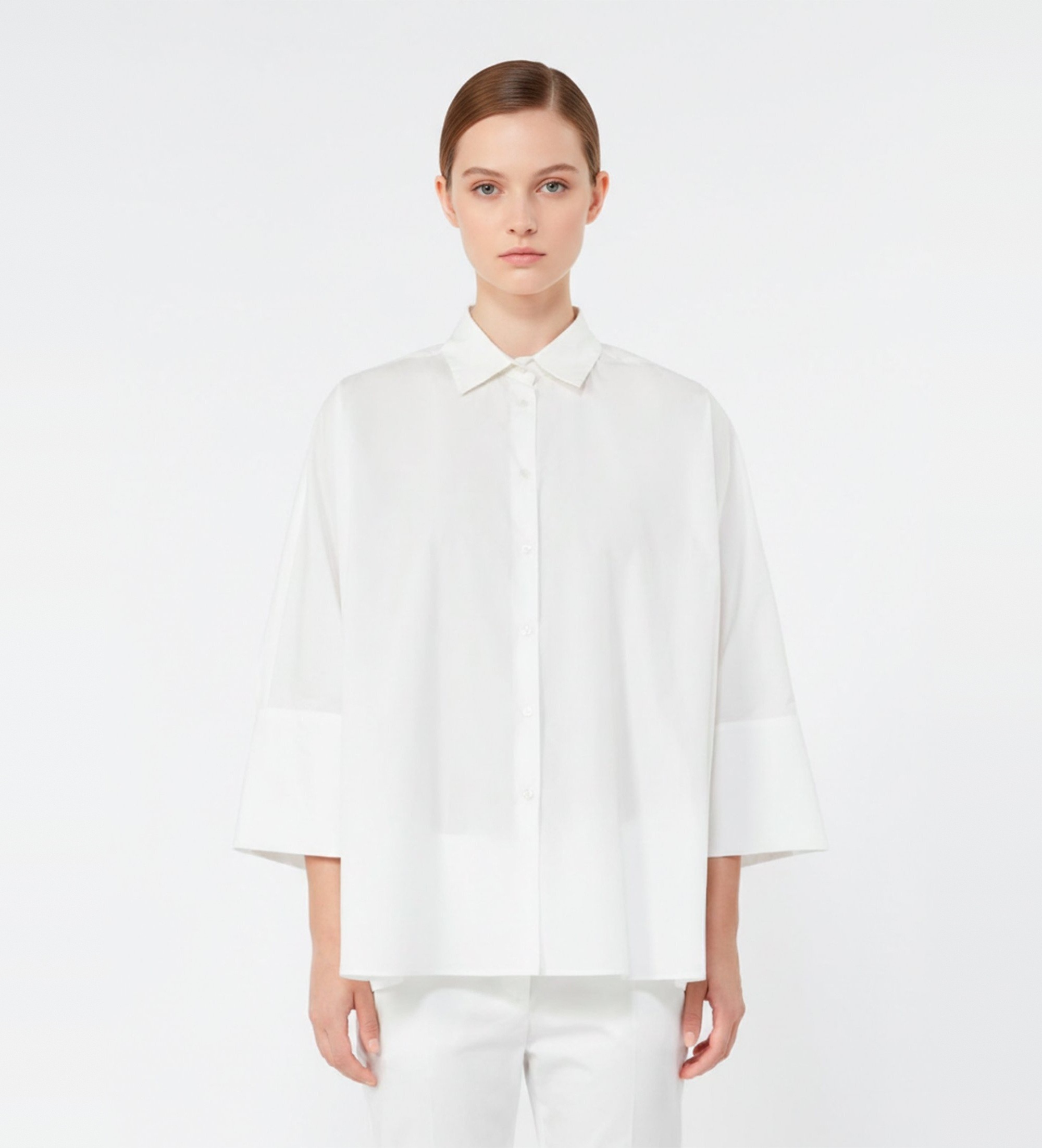 Weekend Max Mara für Damen. 2615111112600 Hudson Hemd weiß (42), Lässig, Baumwolle, Kurzarm