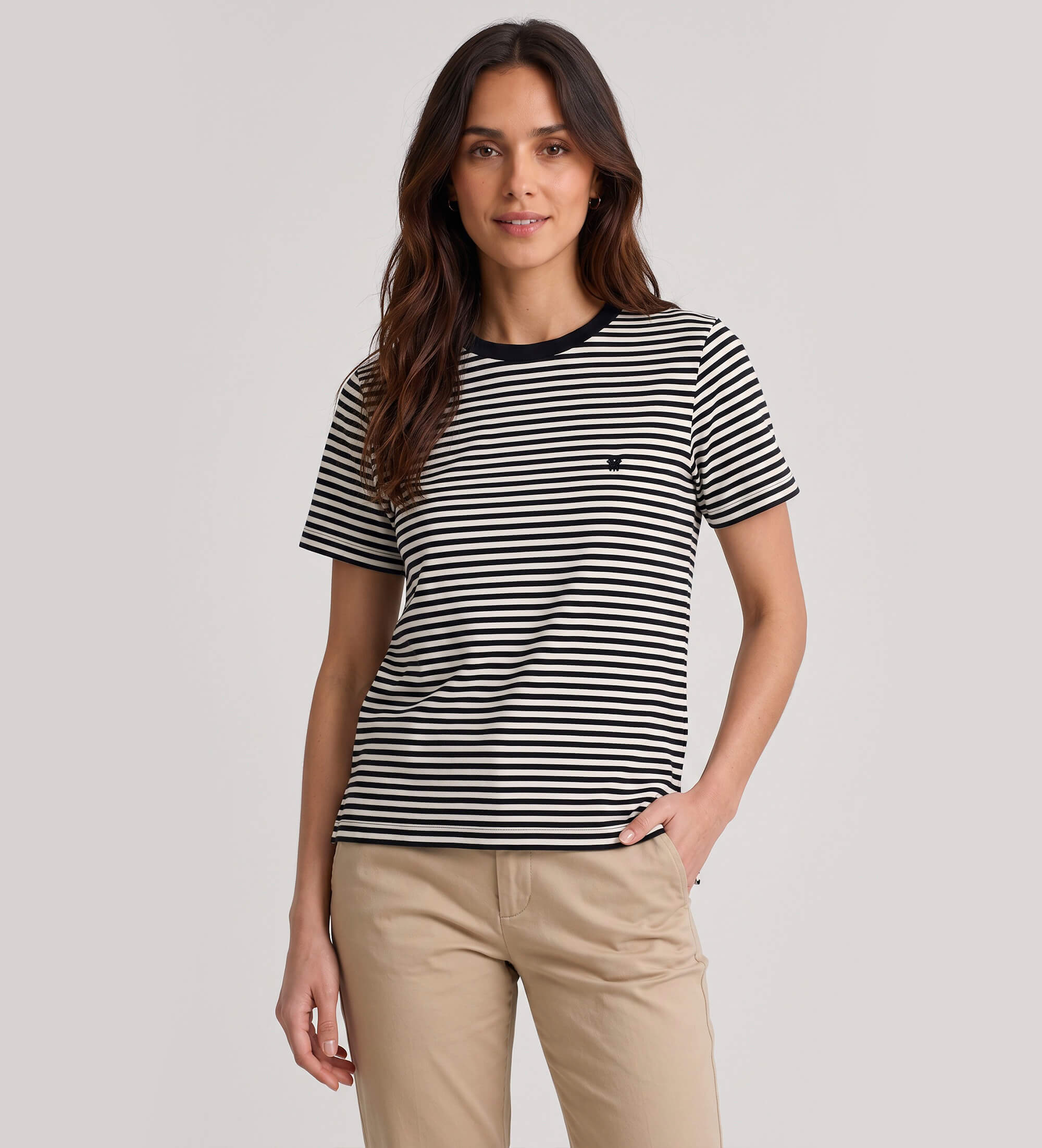 Weekend Max Mara für Damen. 2625976031650 Wkdvenaco Marine T-Shirt (XL), Lässig, Baumwolle, Kurzarm